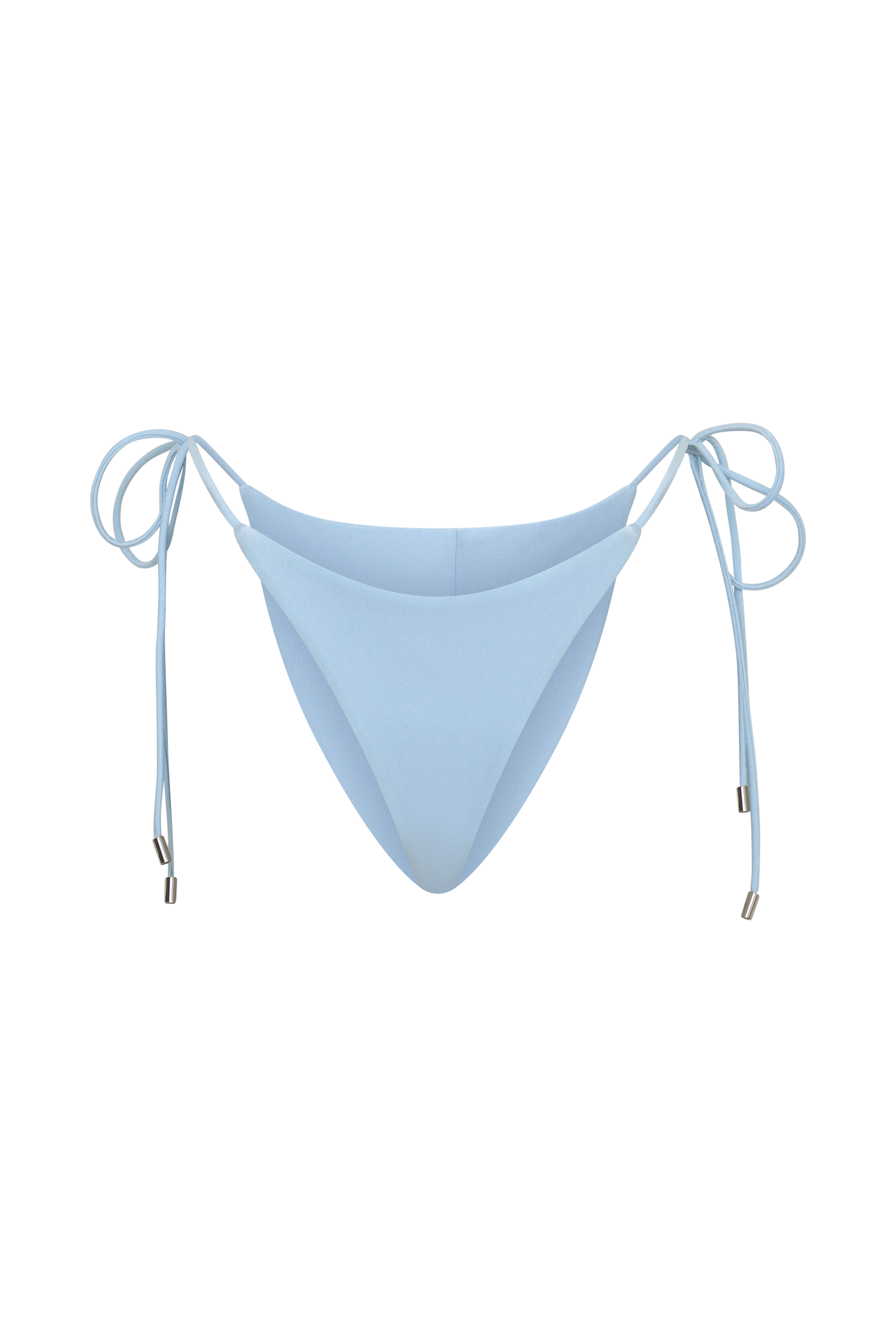 Blossom Side Tie Bikini Bottom - Pale Blue - Image 13