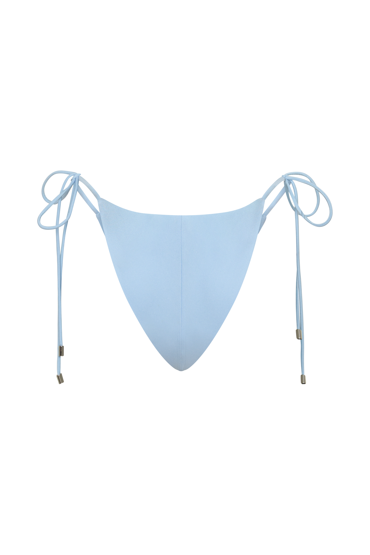 Blossom Side Tie Bikini Bottom - Pale Blue - Image 12