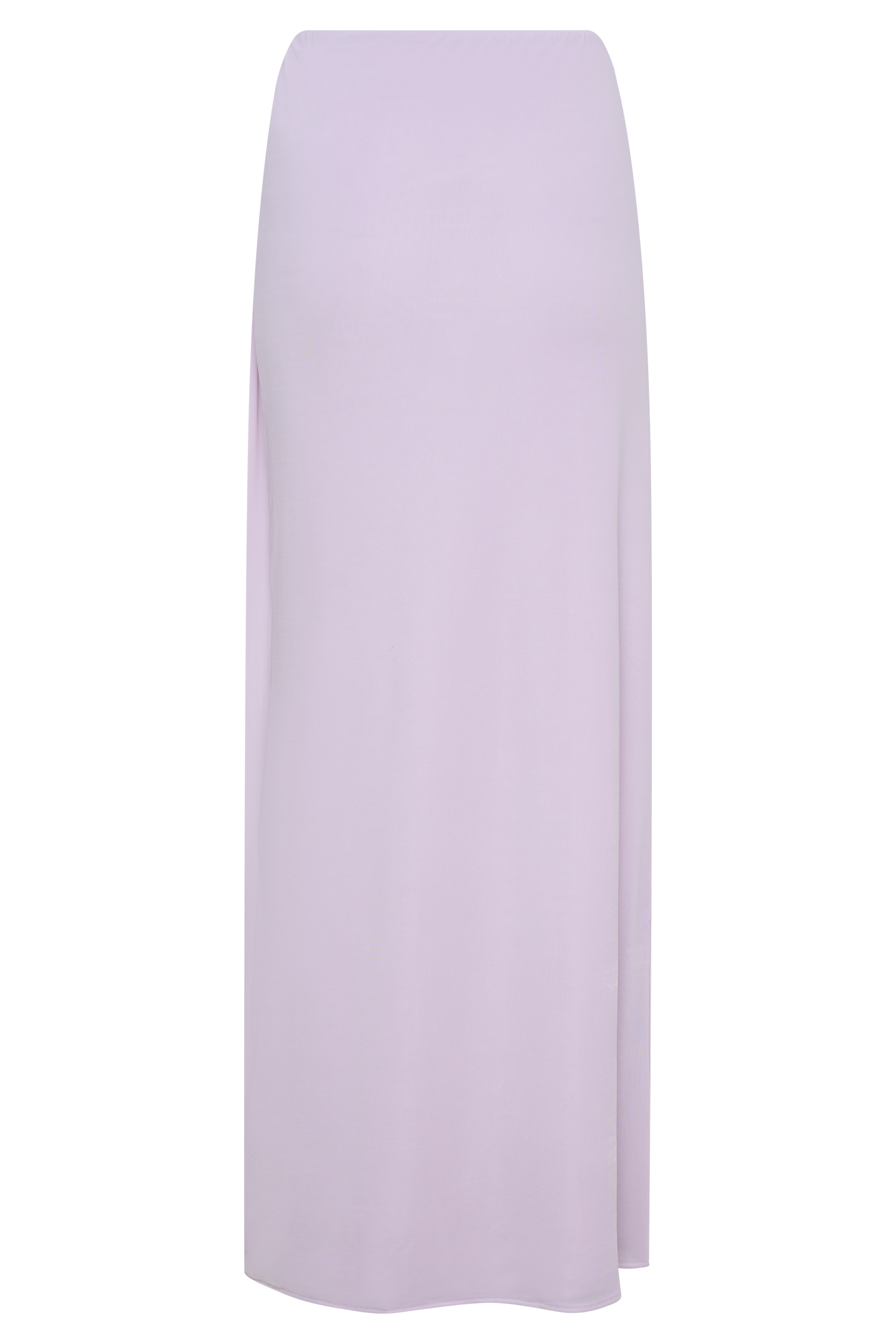 Bridget Slinky Maxi Skirt With Hardware - Dusty Lilac - Image 8