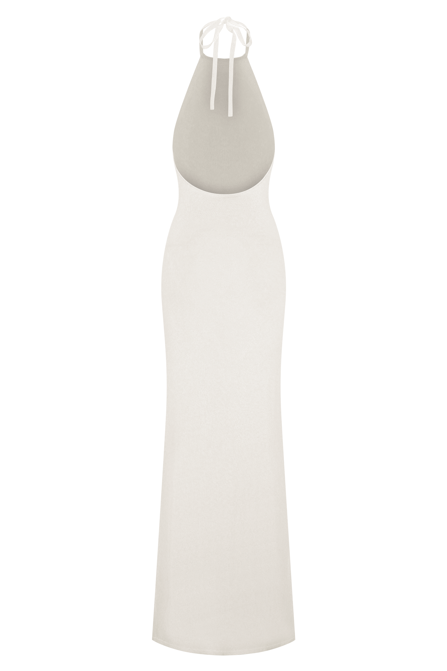 Brock Knit Halter Maxi Dress - White - Image 10