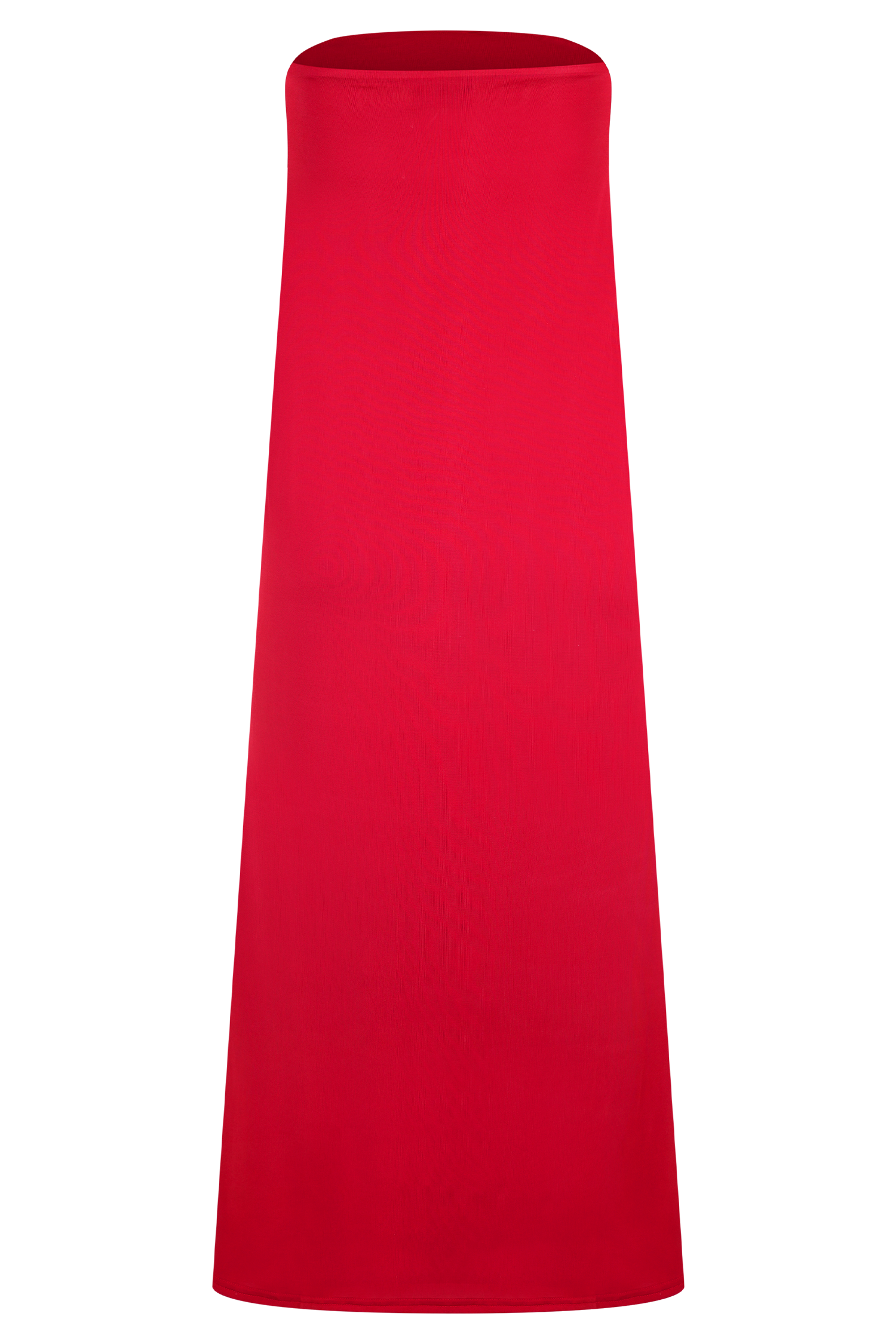 Bruna Slinky Fishtail Maxi Skirt - Red - Image 6