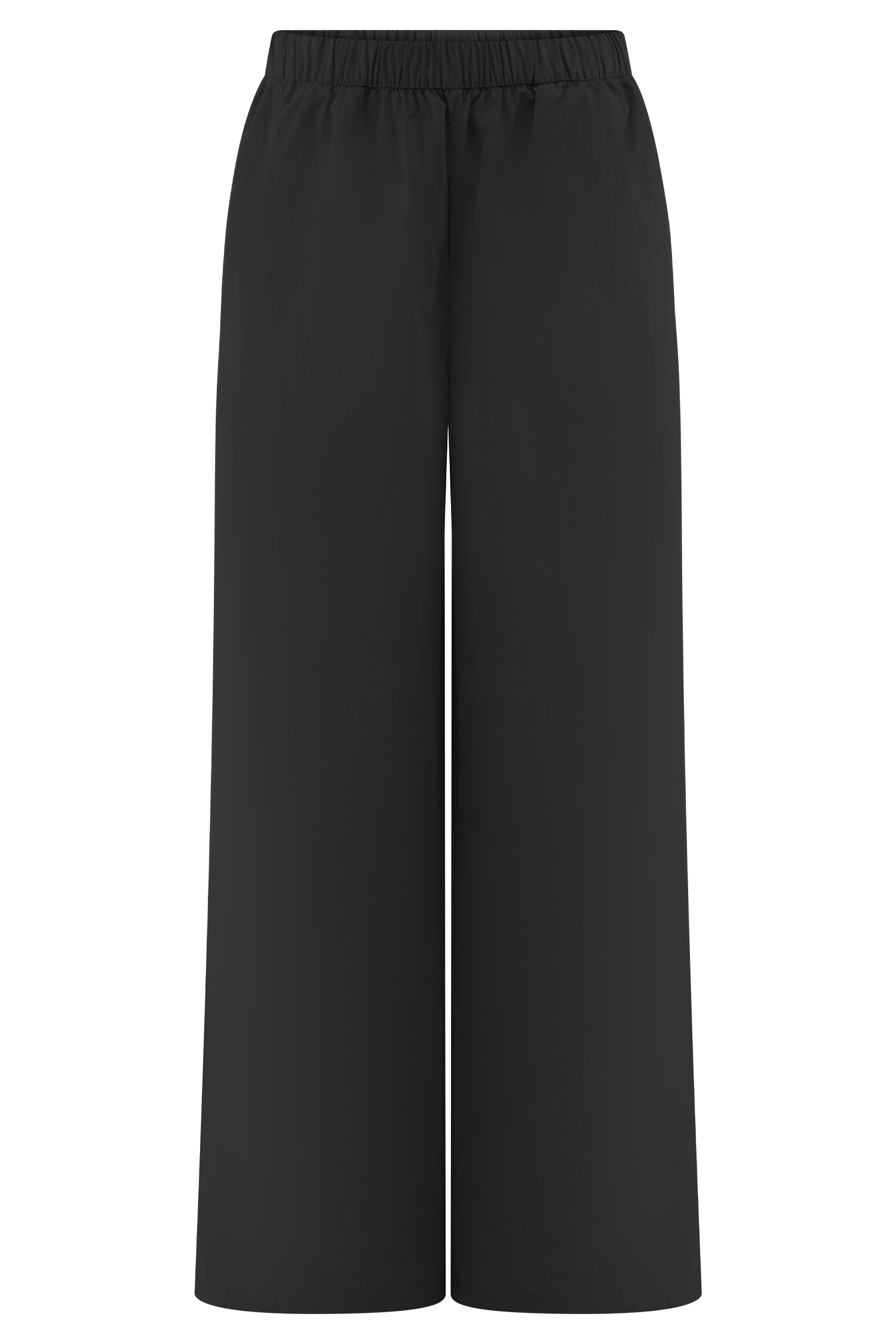 Campbell Cotton Wide Leg Pants - Black - Image 9