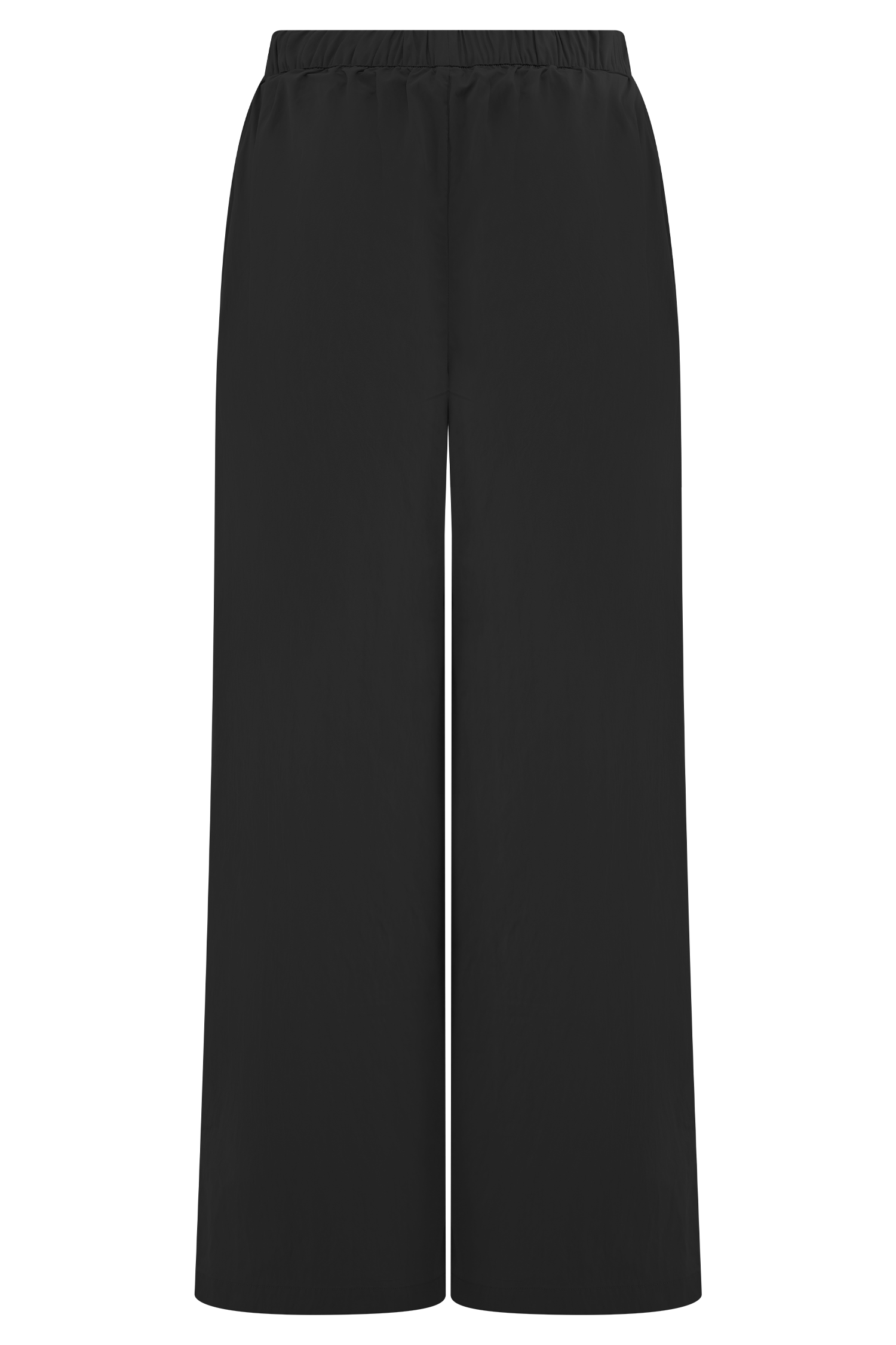 Campbell Cotton Wide Leg Pants - Black - Image 8