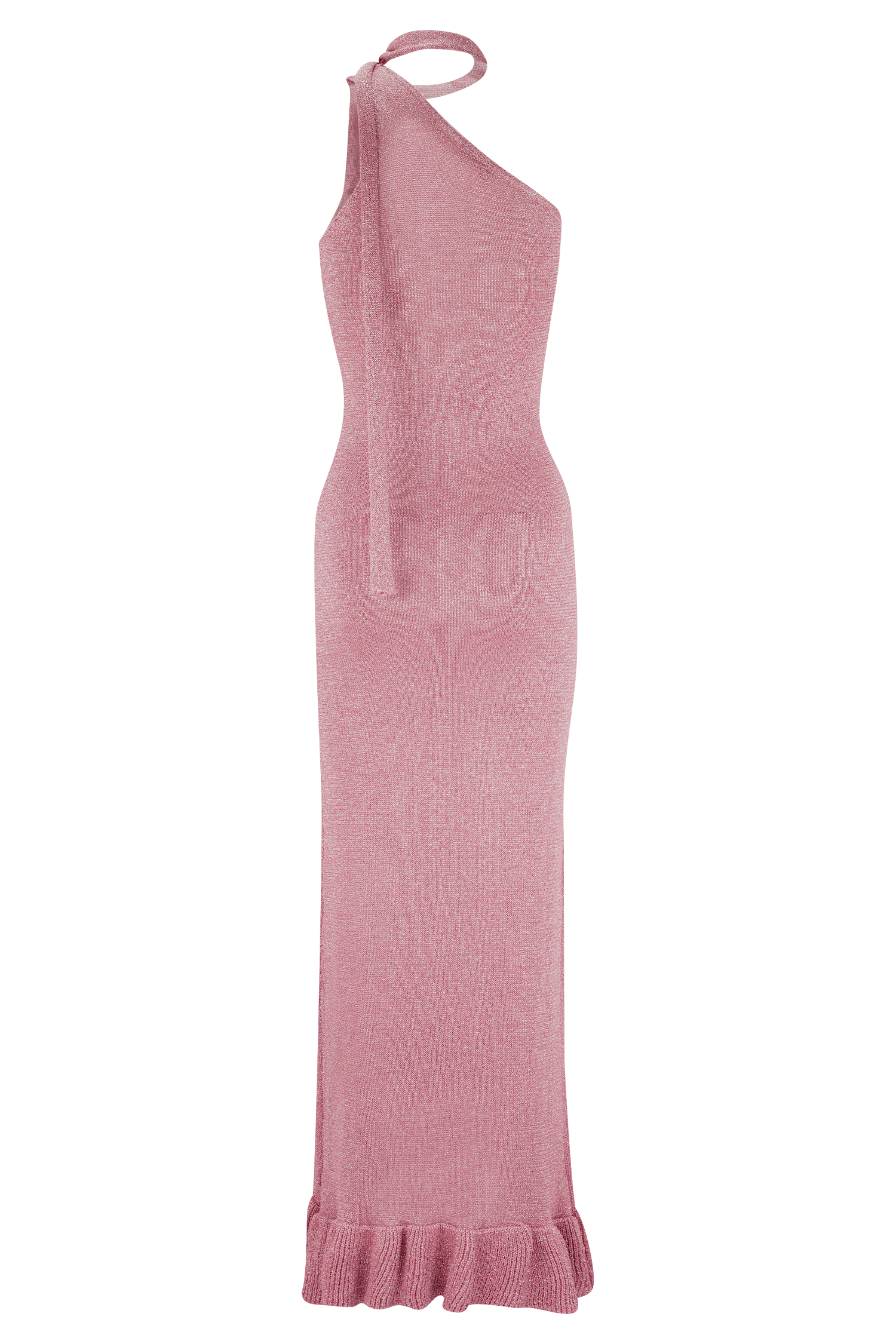 Celestino Floral Metallic Knit Maxi Dress - Pink - Image 7