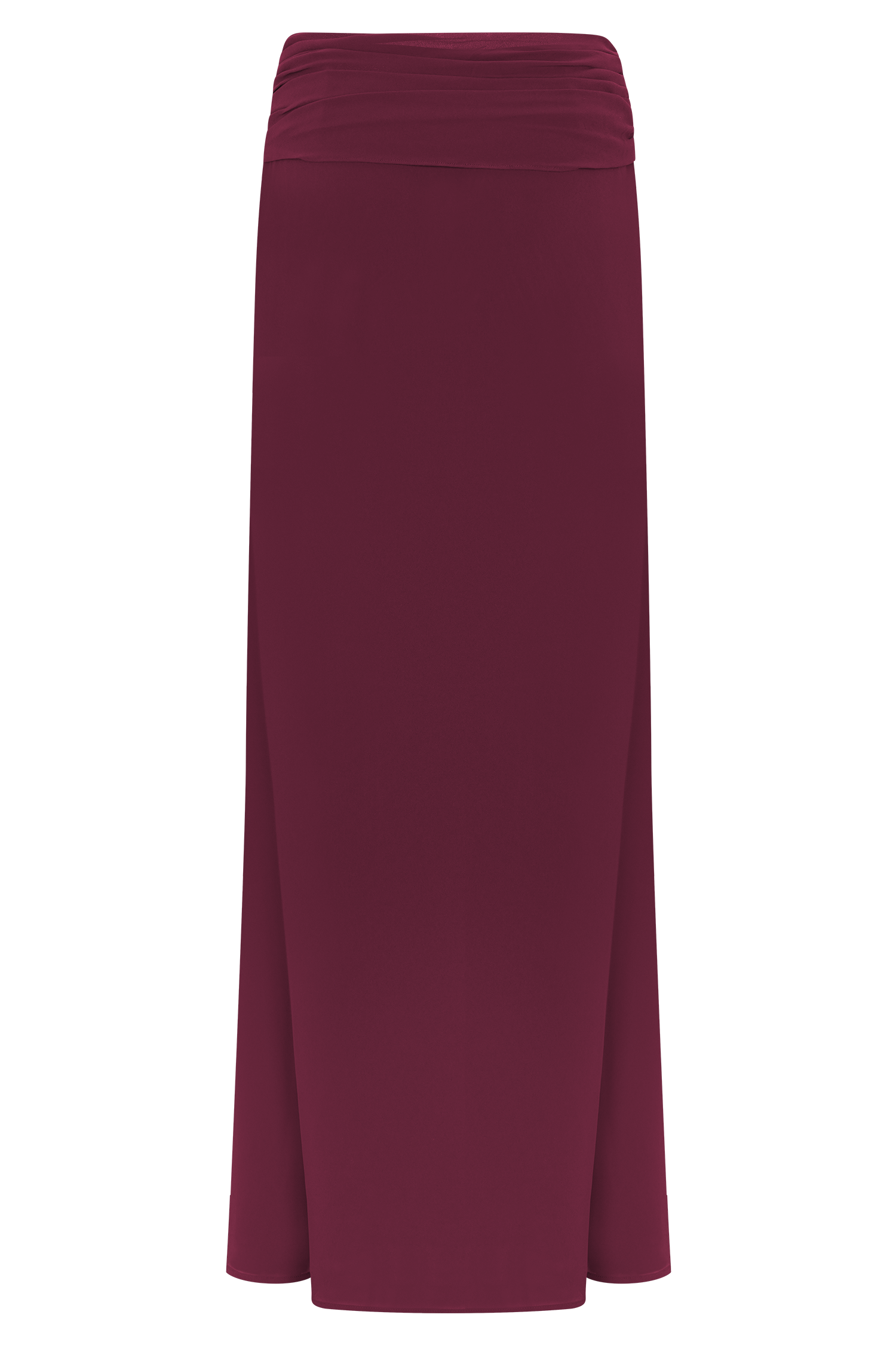 Celina Chiffon Overlay Maxi Skirt - Cherry Red - Image 11