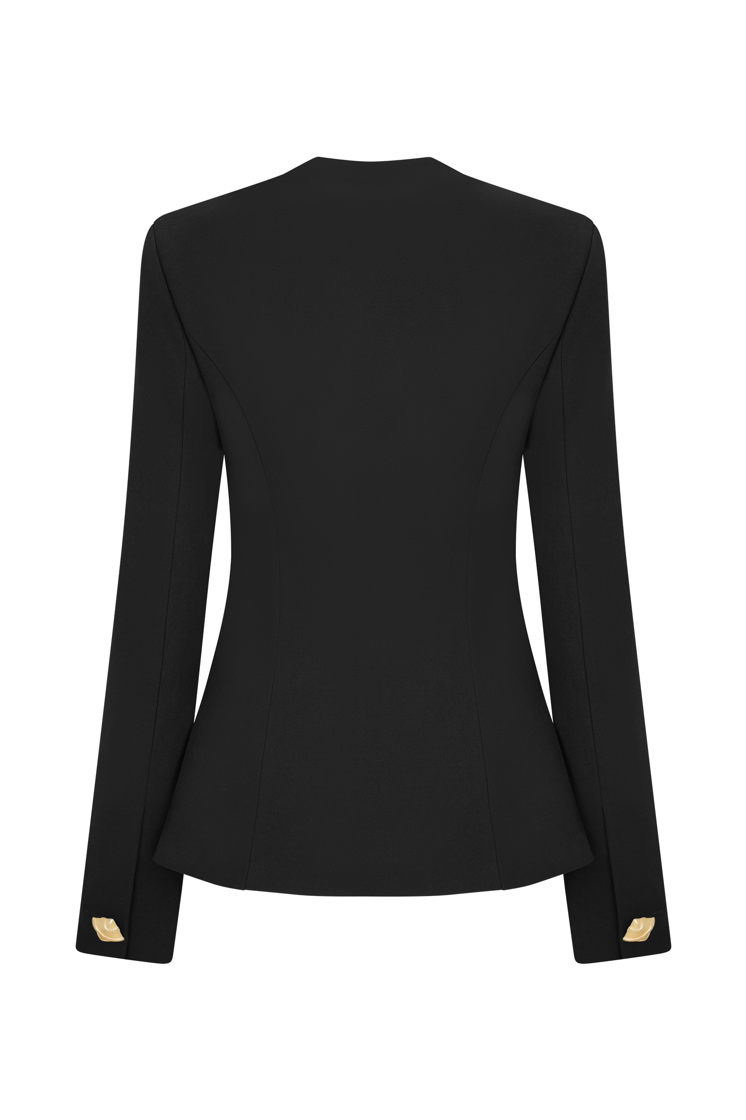 Christel Suiting Fitted Blazer - Black - Image 8