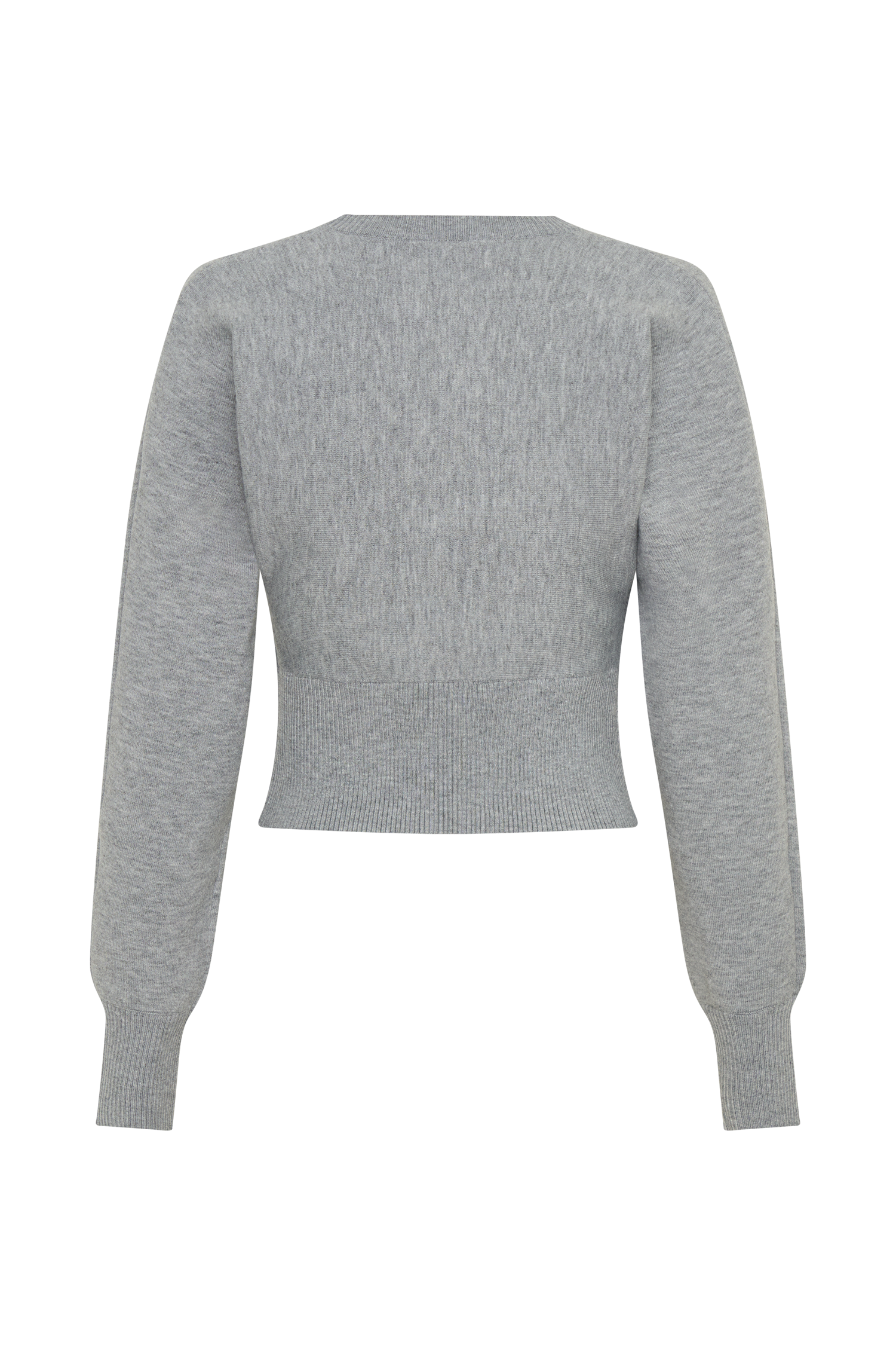Ciaralee Cinched Waist Jumper - Grey Marle - Image 8
