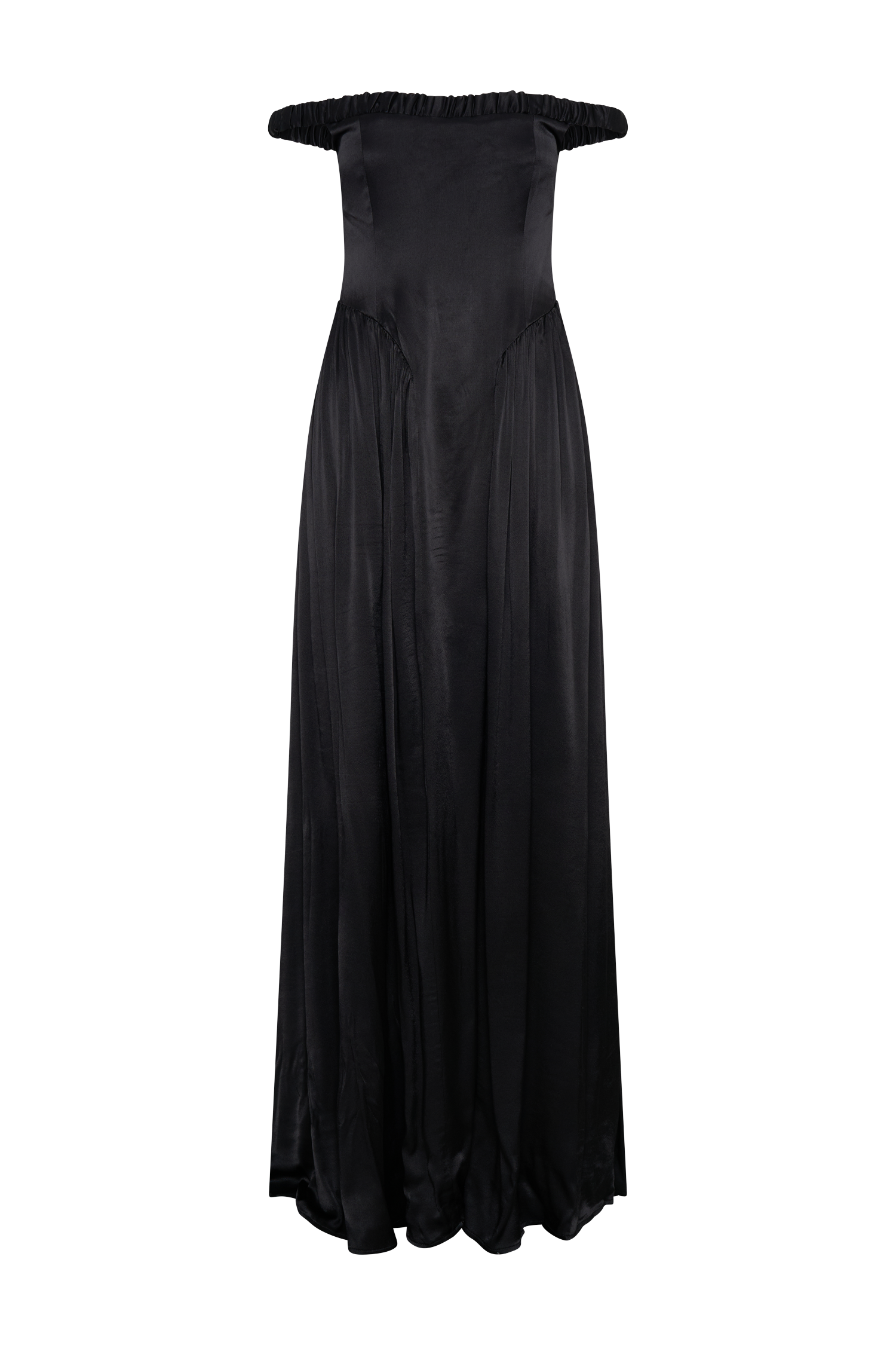 Coco Dropped Waist Maxi Dress - Black - Image 9