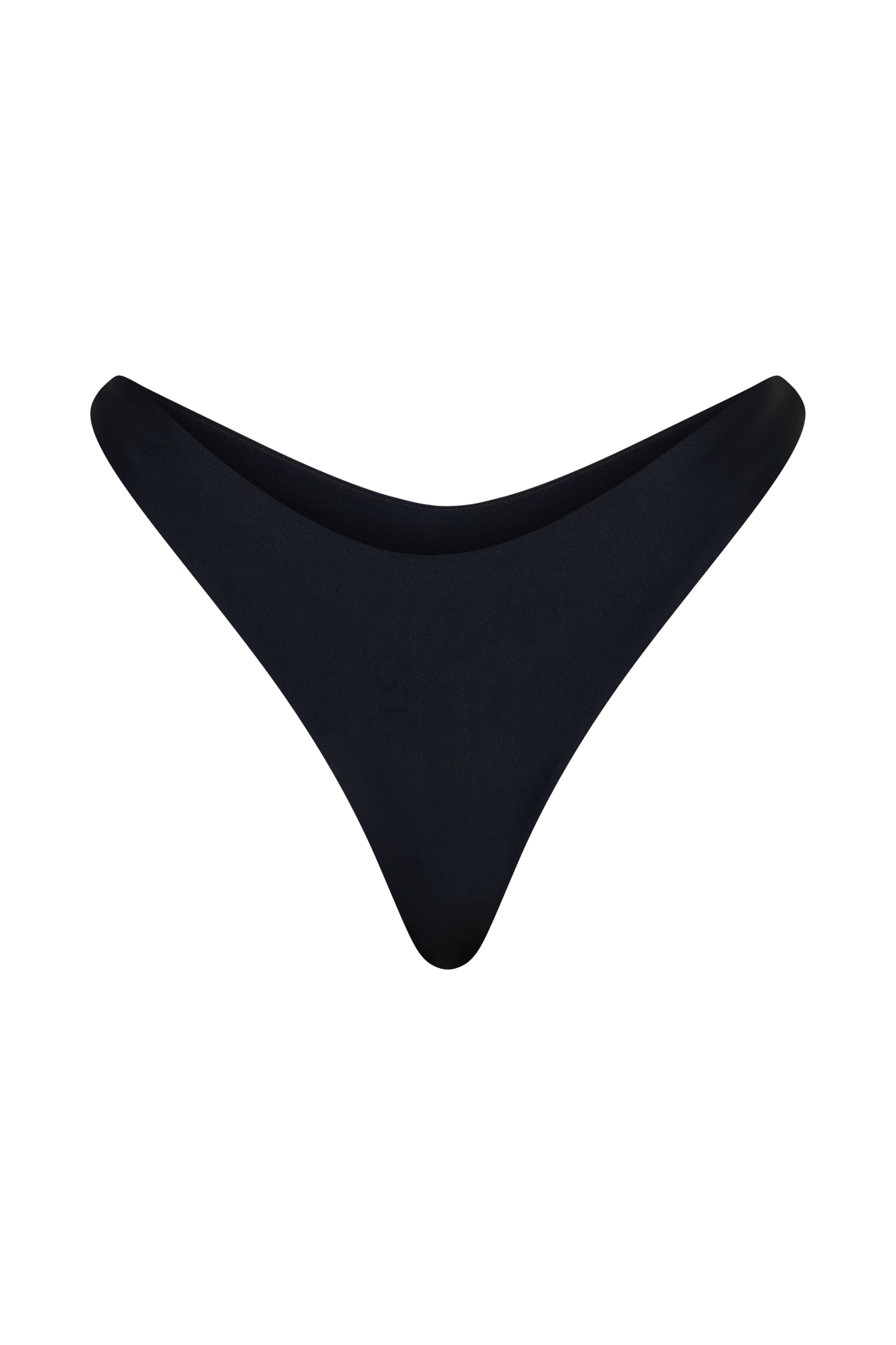 Coralia High Side Thong Bikini Bottom - Black - Image 12