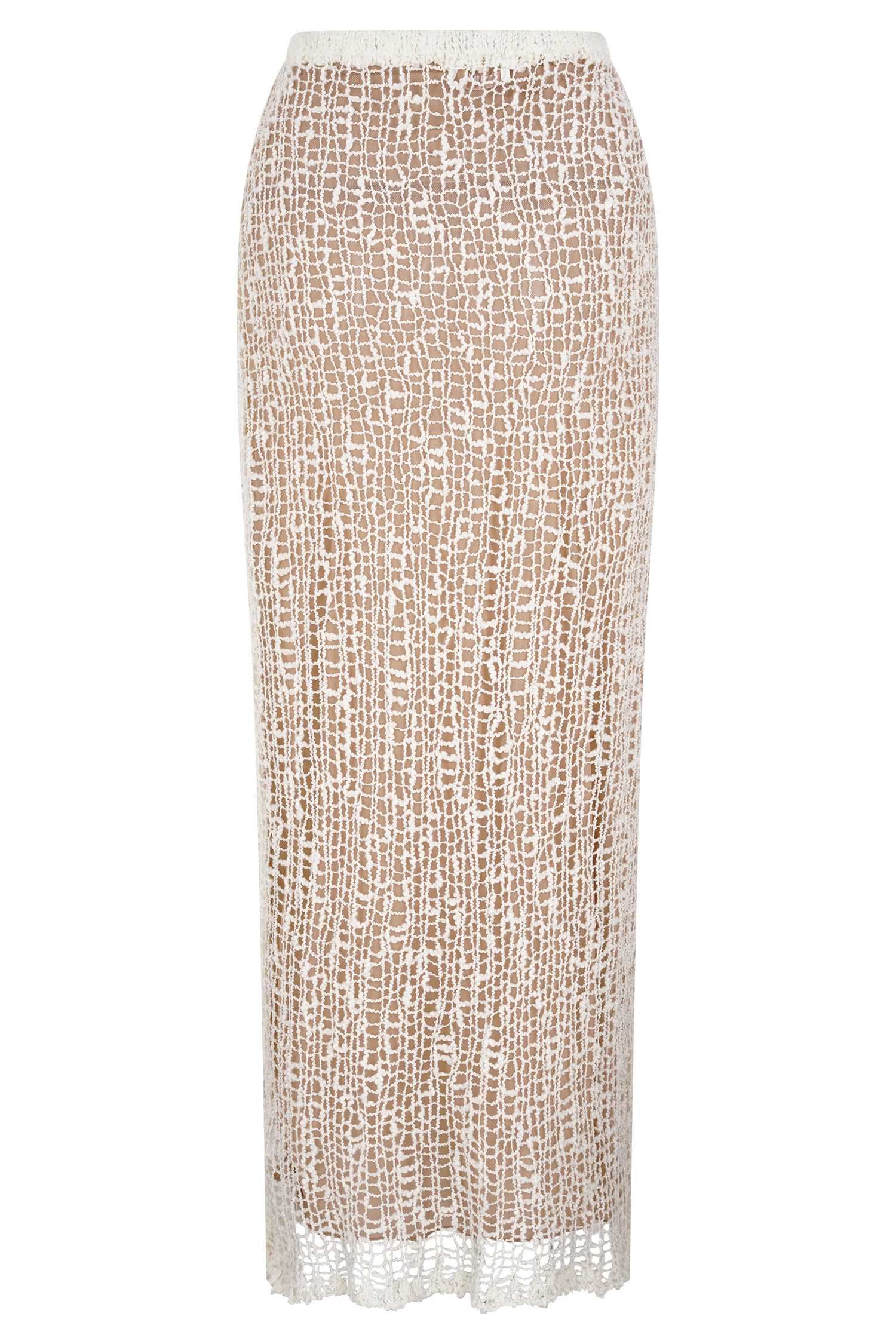 Cordelia Knit Maxi Skirt - Ivory - Image 6