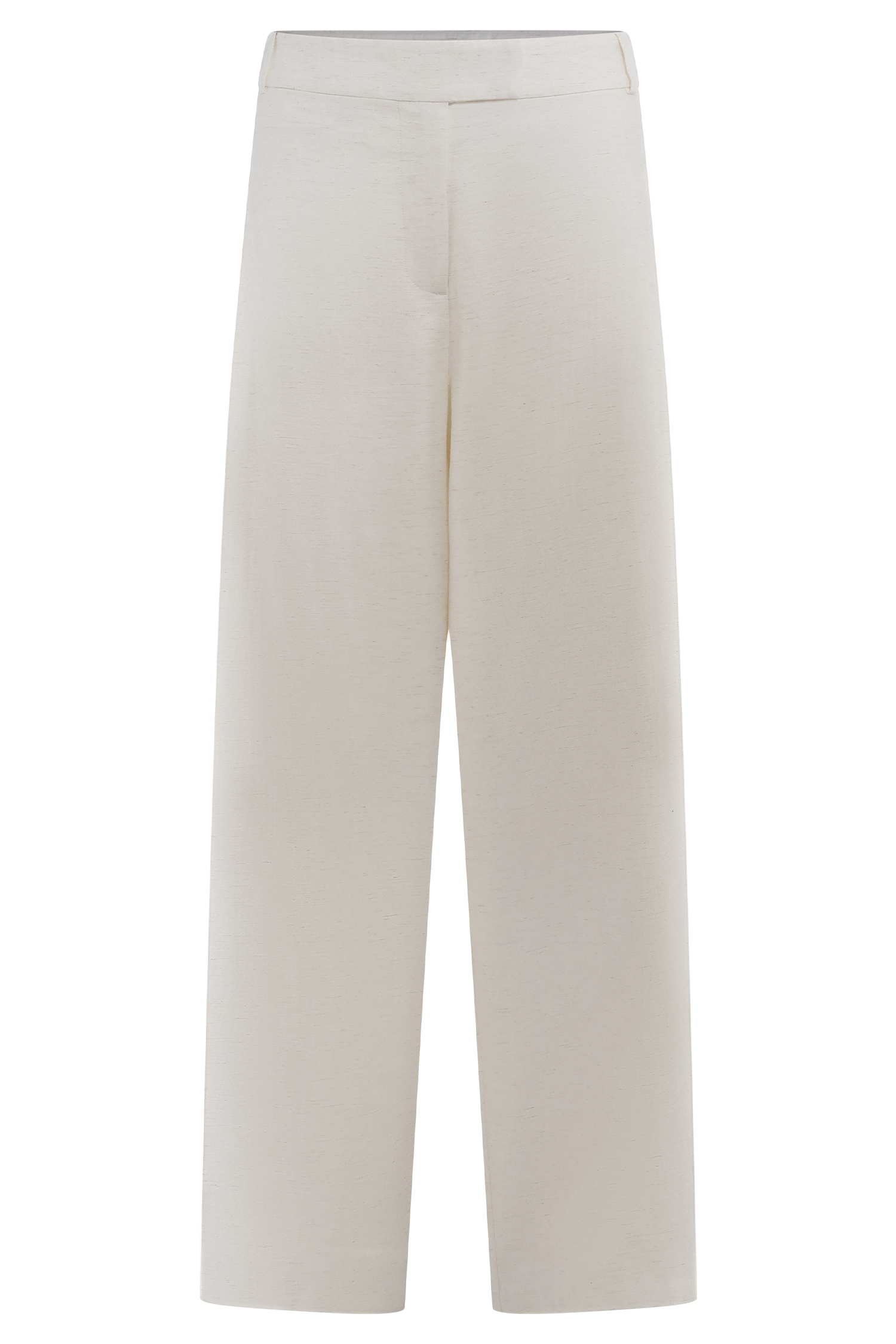 Cyrene Linen Wide Leg Pants - Oat Marle - Image 9