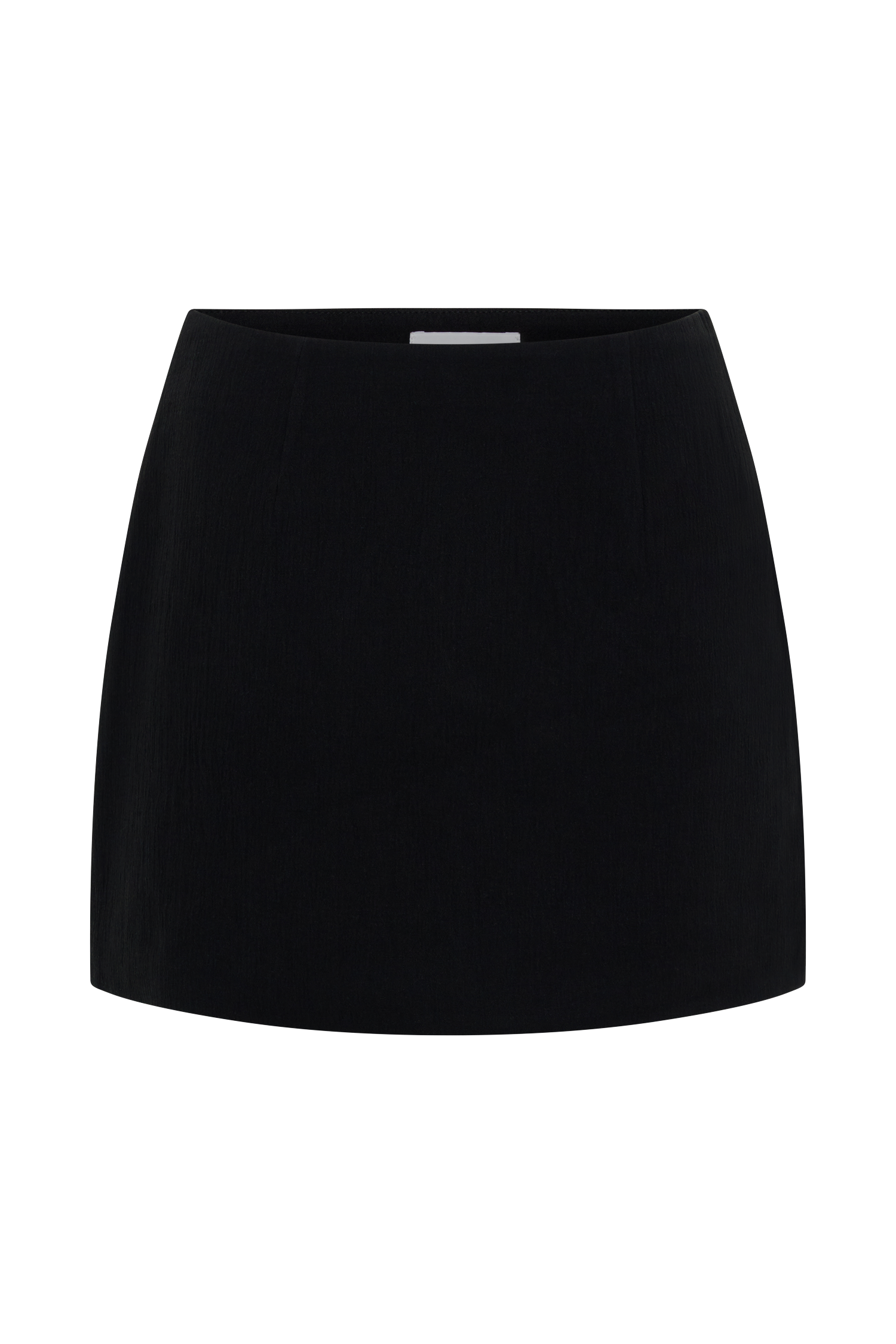 Dayana Cotton Mini Skirt - Black - Image 9
