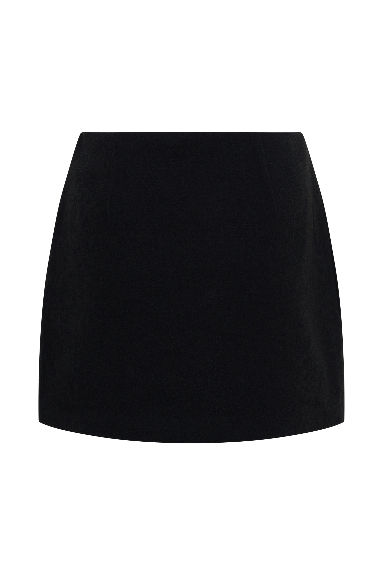 Dayana Cotton Mini Skirt - Black - Image 8