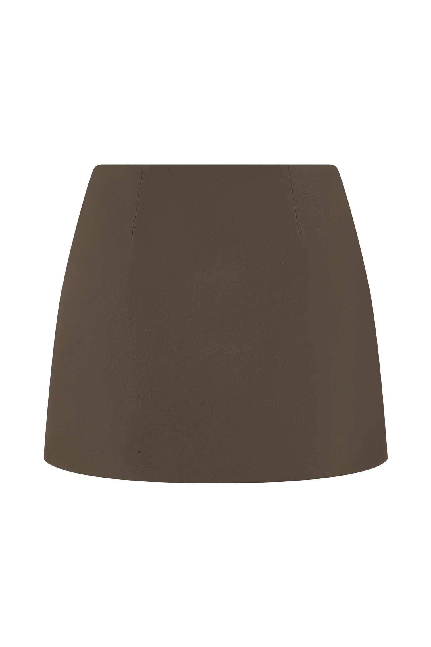 Effy Suiting Mini Skirt - Cacao Brown - Image 8