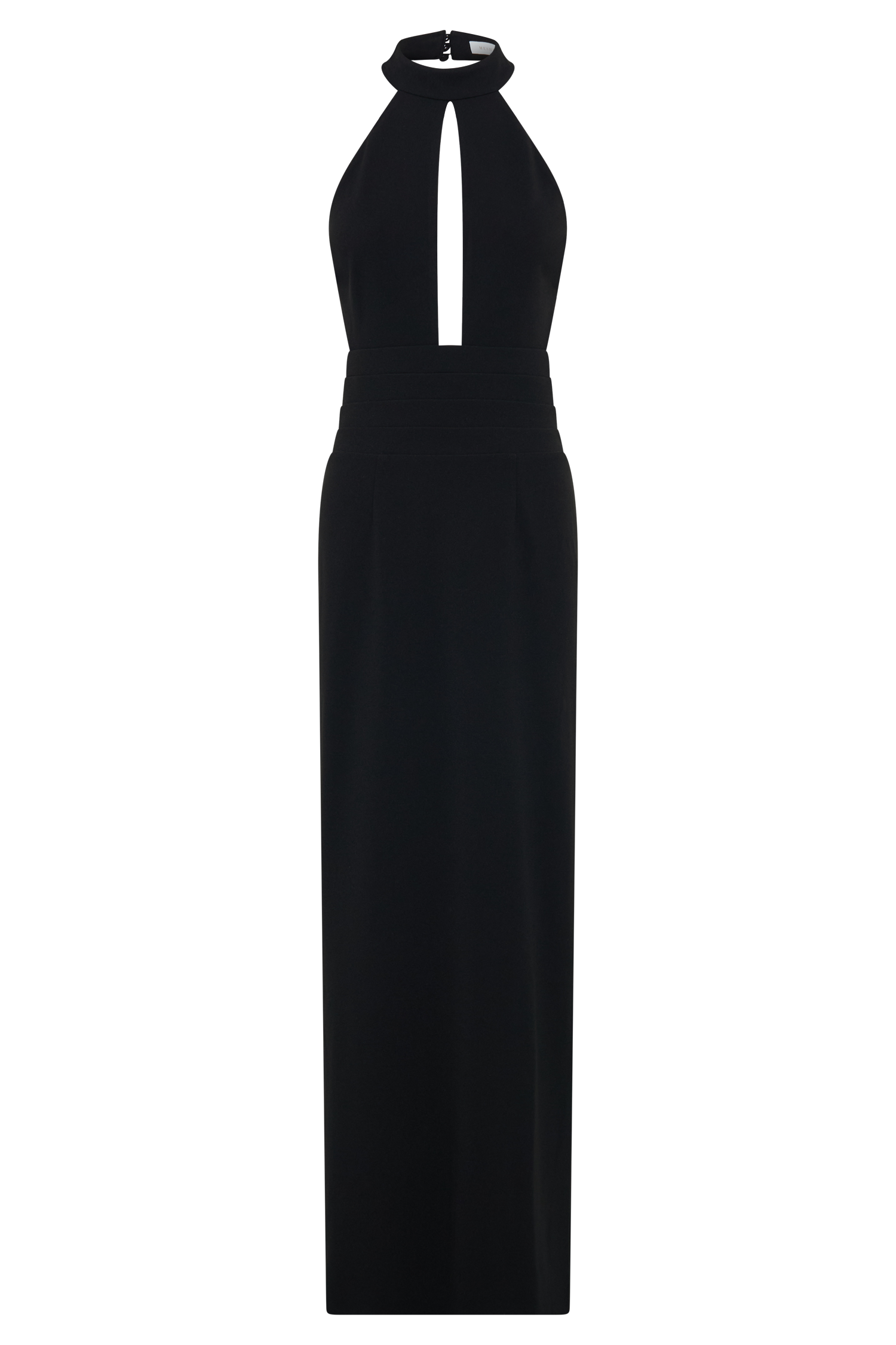 Elan Stretch Crepe Maxi Dress - Black - Image 7