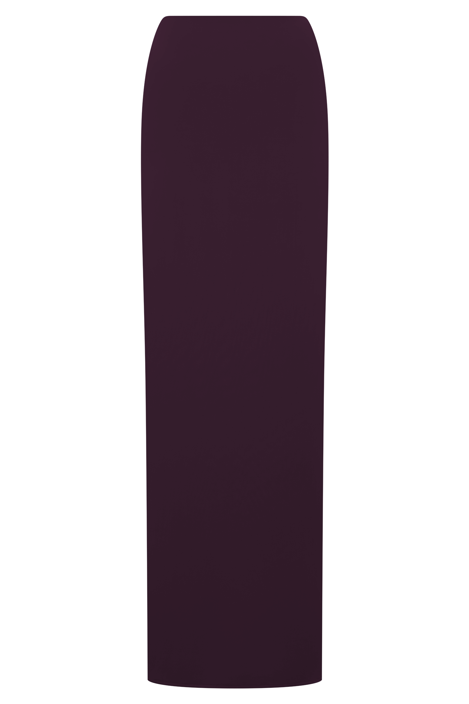 Erina Slinky Ruched Maxi Skirt With Hardware - Aubergine - Image 8