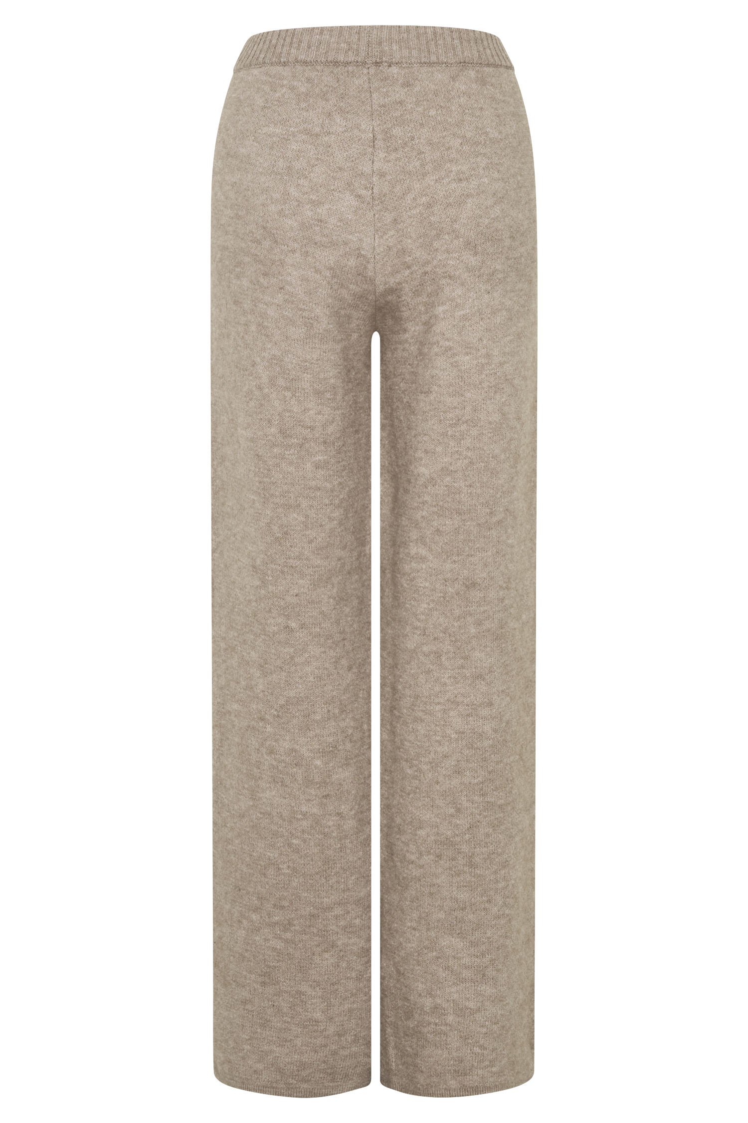 Evan Knit Wide Leg Pants - Beige Marle - Image 8