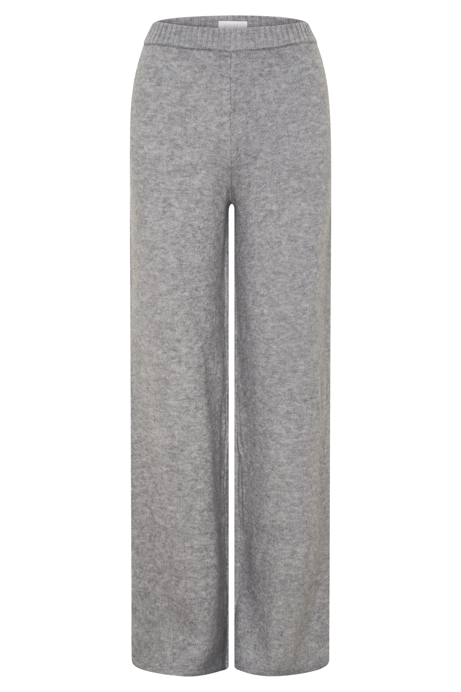 Evan Knit Wide Leg Pants - Grey Marle - Image 11