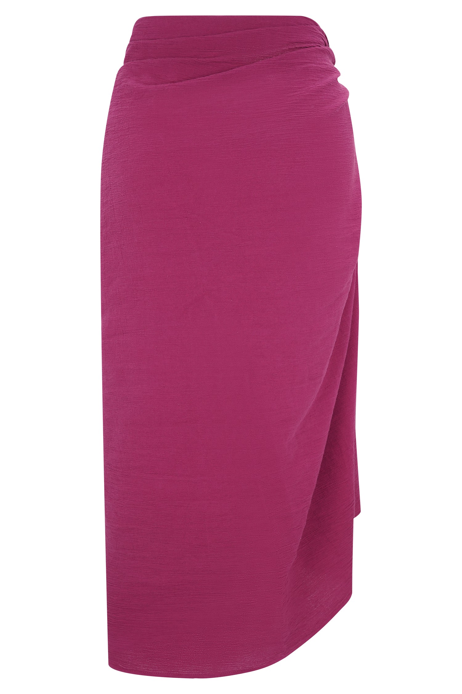 Evie Cotton Sarong - Wine - Image 6