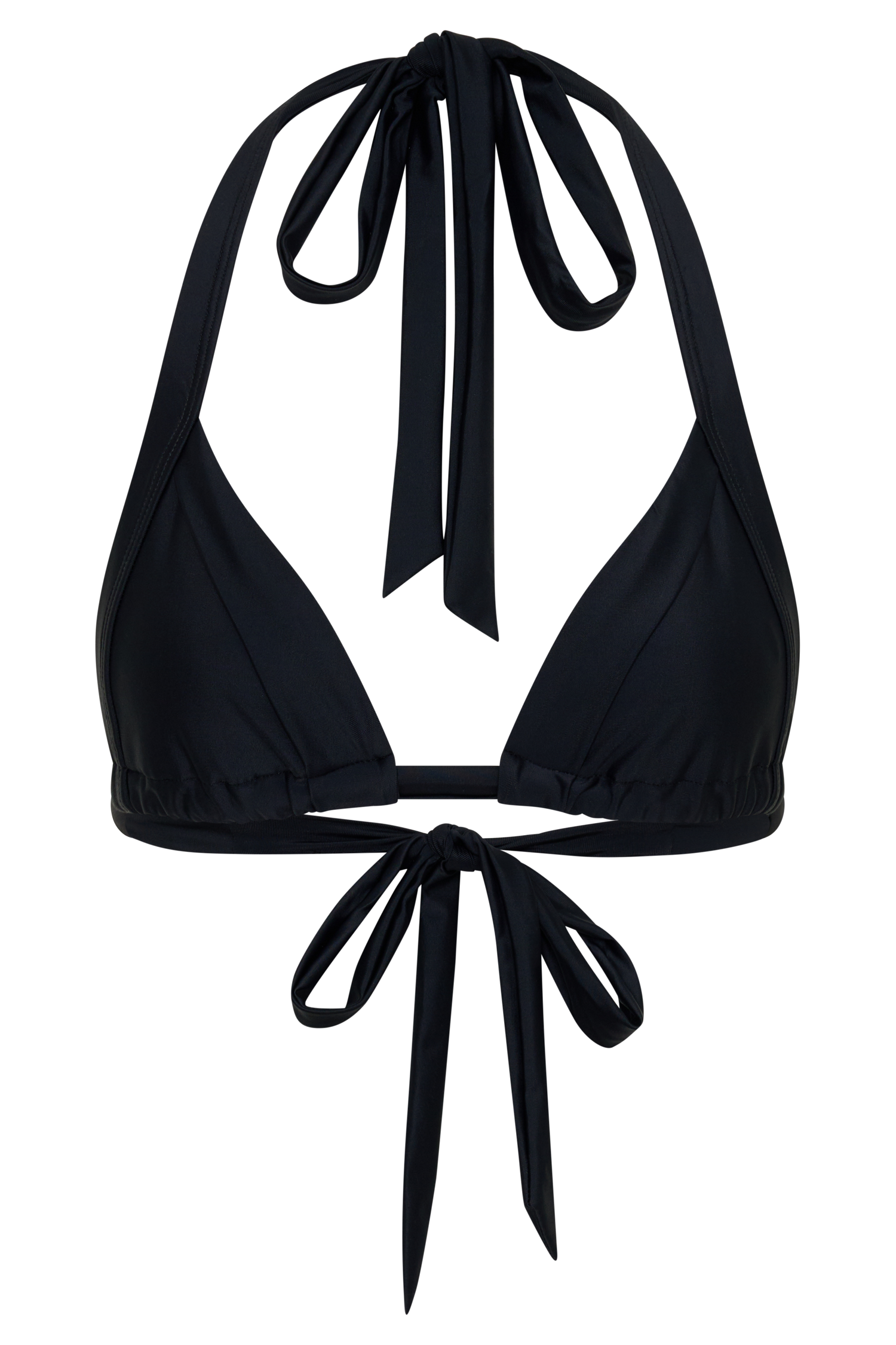 Fern Triangle Bikini Top - Black - Image 11
