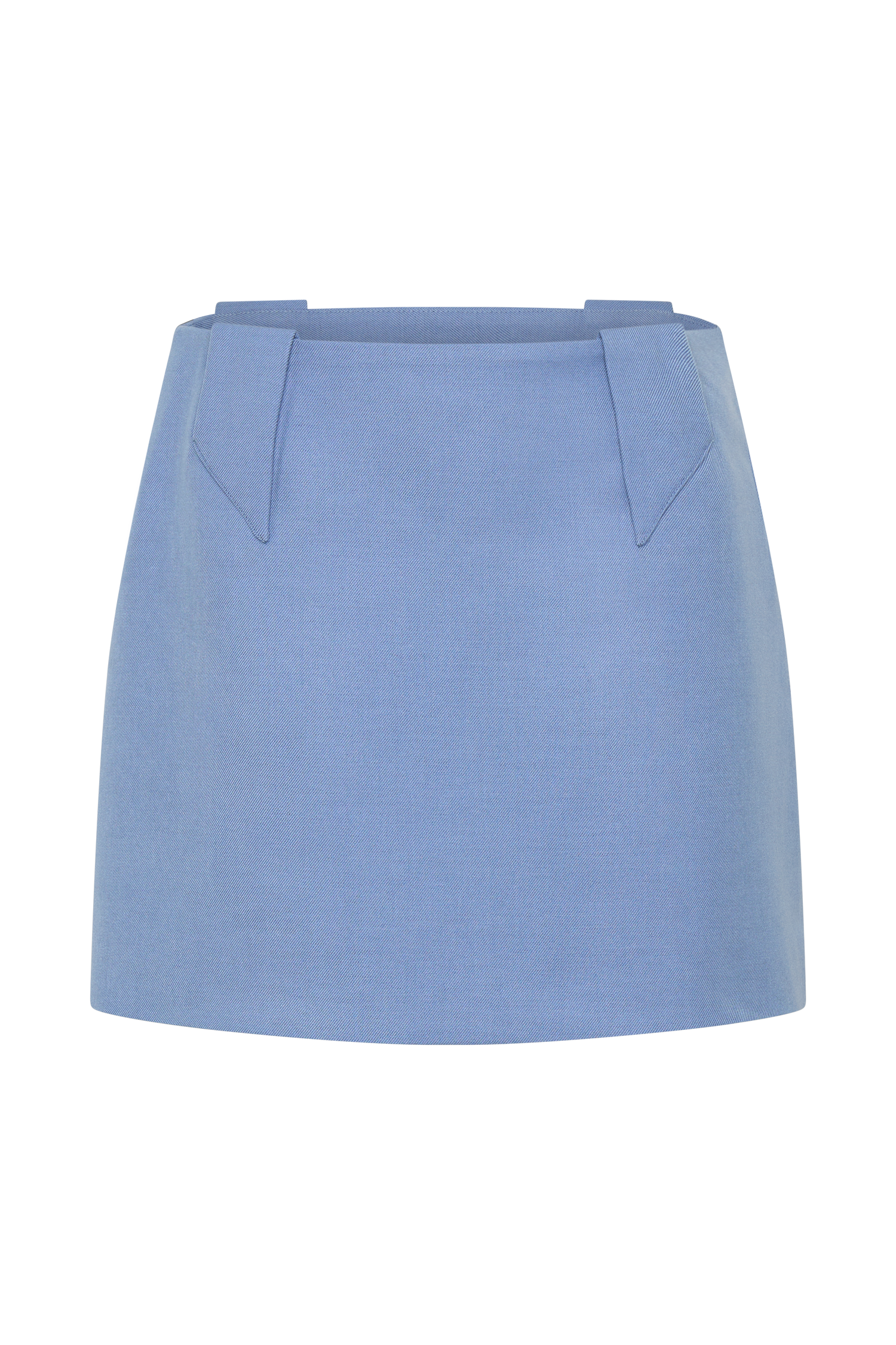 Gina Suiting Mini Skirt - Ocean Blue - Image 9