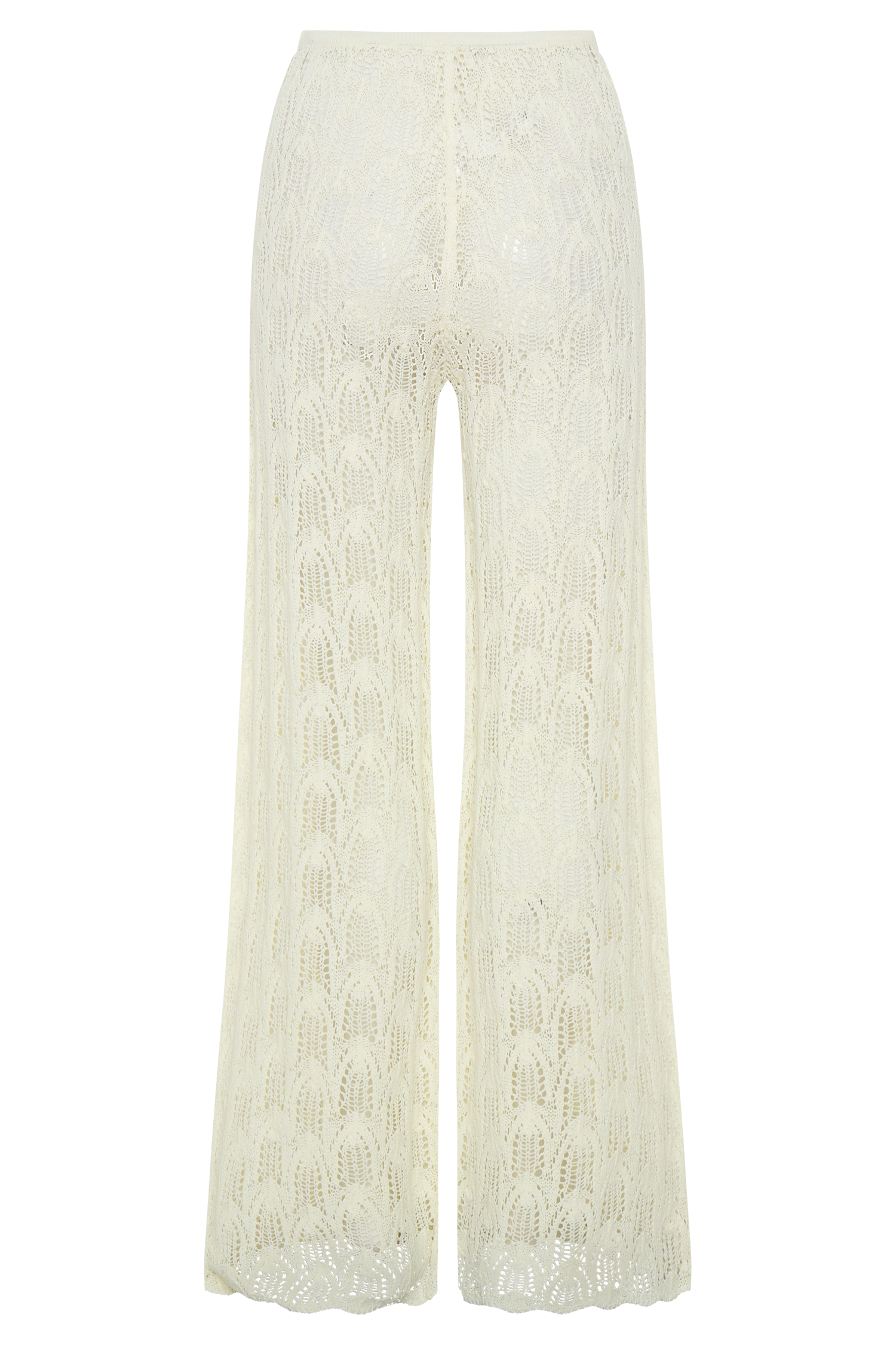 Glinda Crochet Pants - Ivory - Image 8