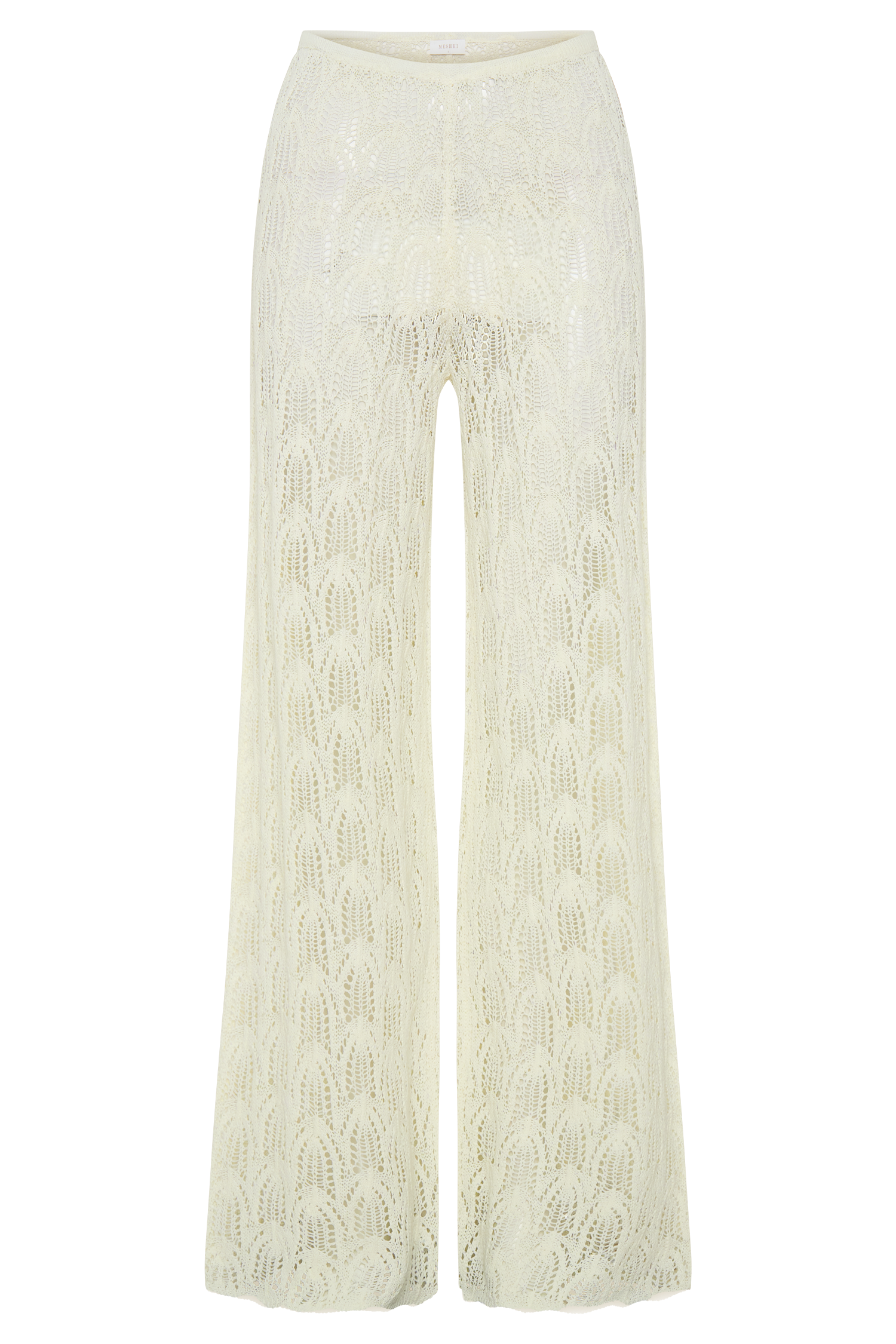 Glinda Crochet Pants - Ivory - Image 9