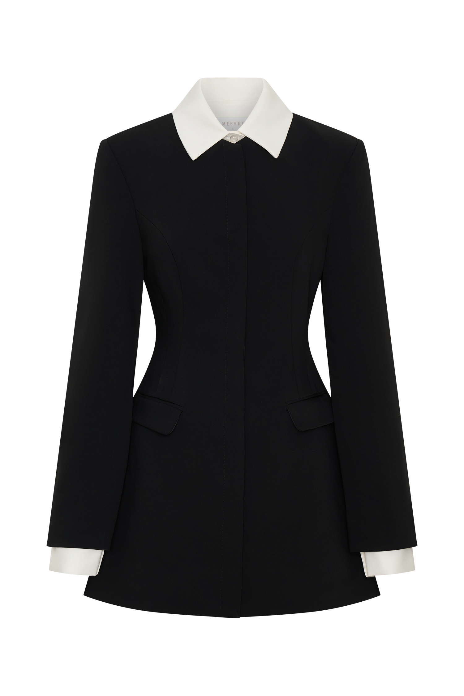 Gretchen Suiting Mini Dress - Black - Image 11