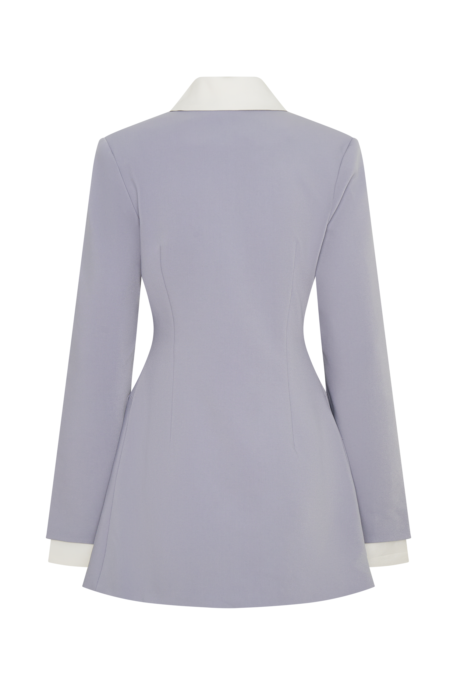 Gretchen Suiting Mini Dress - Grey - Image 8