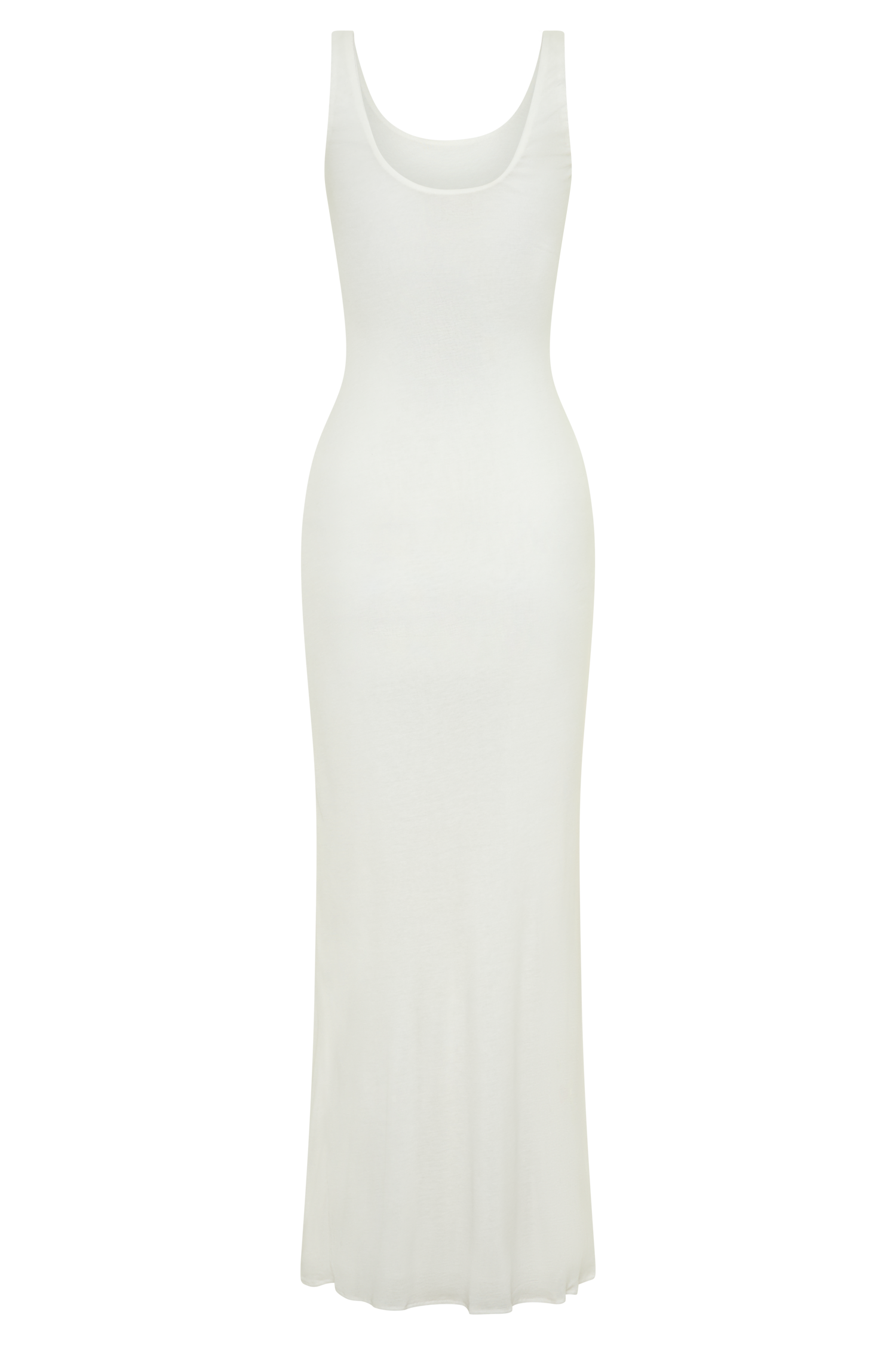 Gwenaelle Scoop Neck Jersey Maxi Dress - White - Image 8