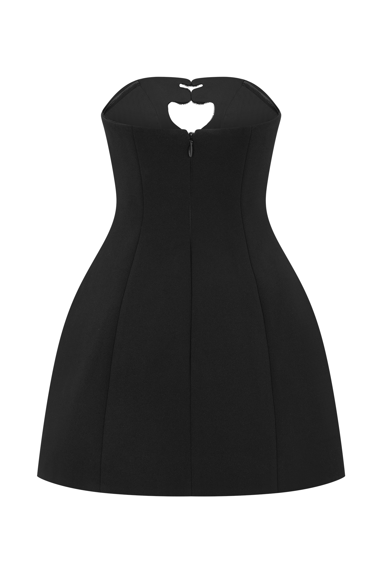 Hilda Embellished Strapless Mini Dress - Black - Image 10
