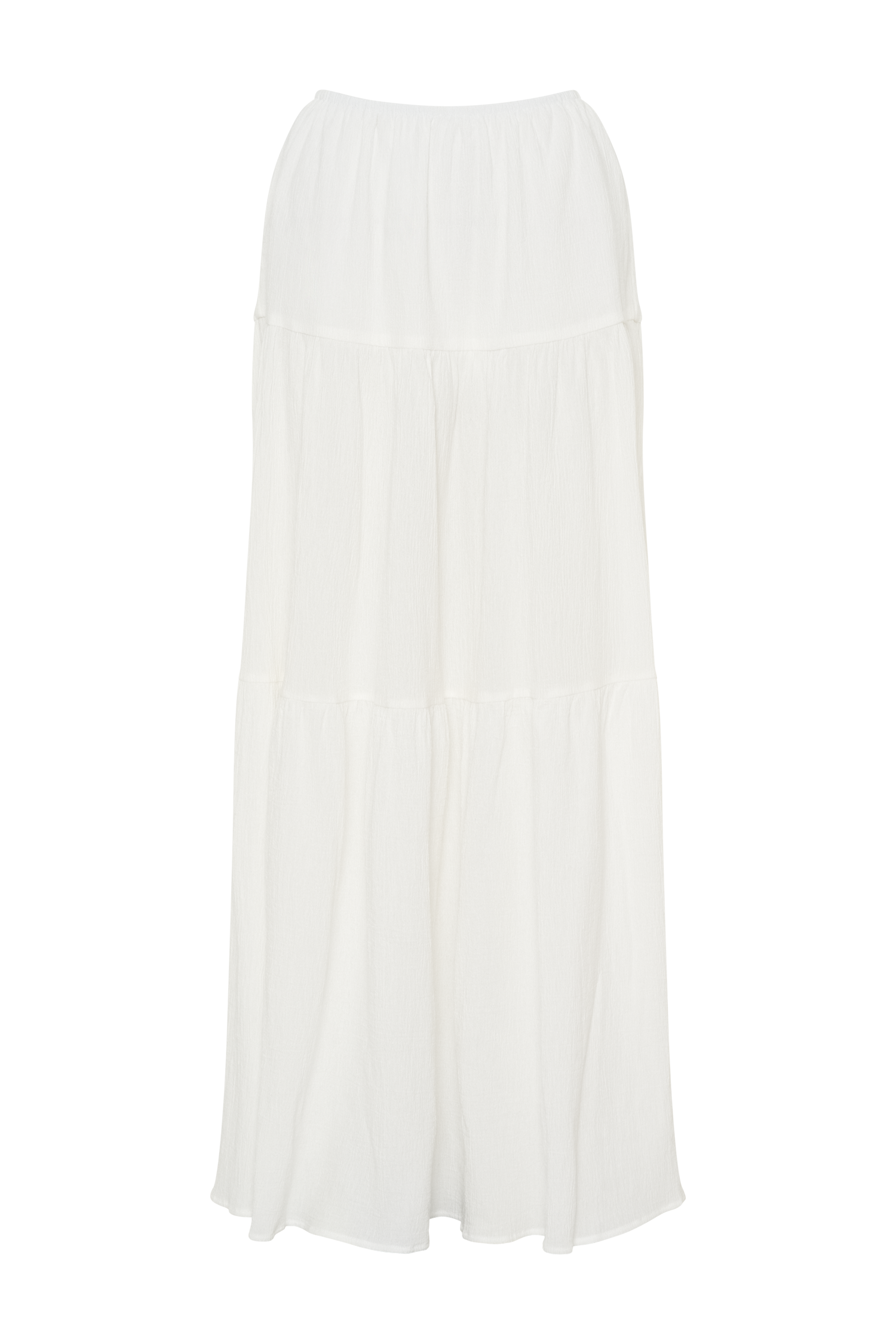 Jacinda Cotton Maxi Skirt - White - Image 7