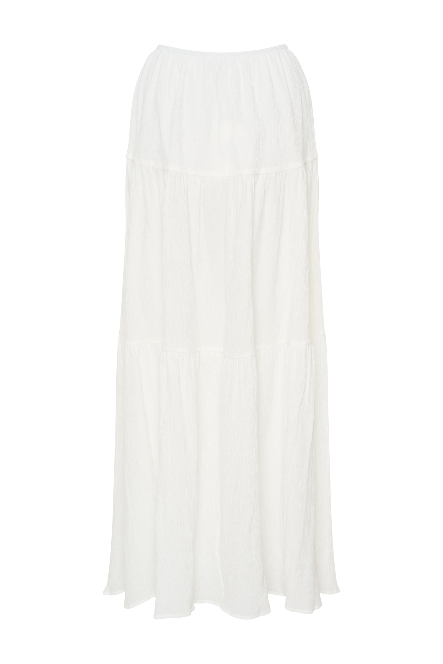 Jacinda Cotton Maxi Skirt - White - Image 6