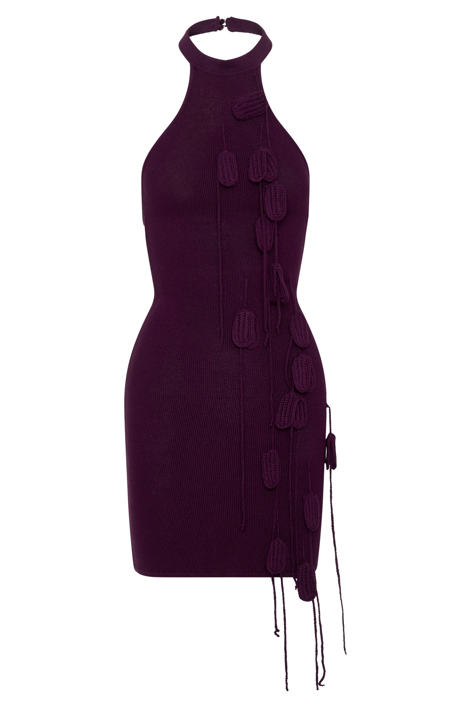 Jacky Tulip Mini Dress - Plum - Image 9