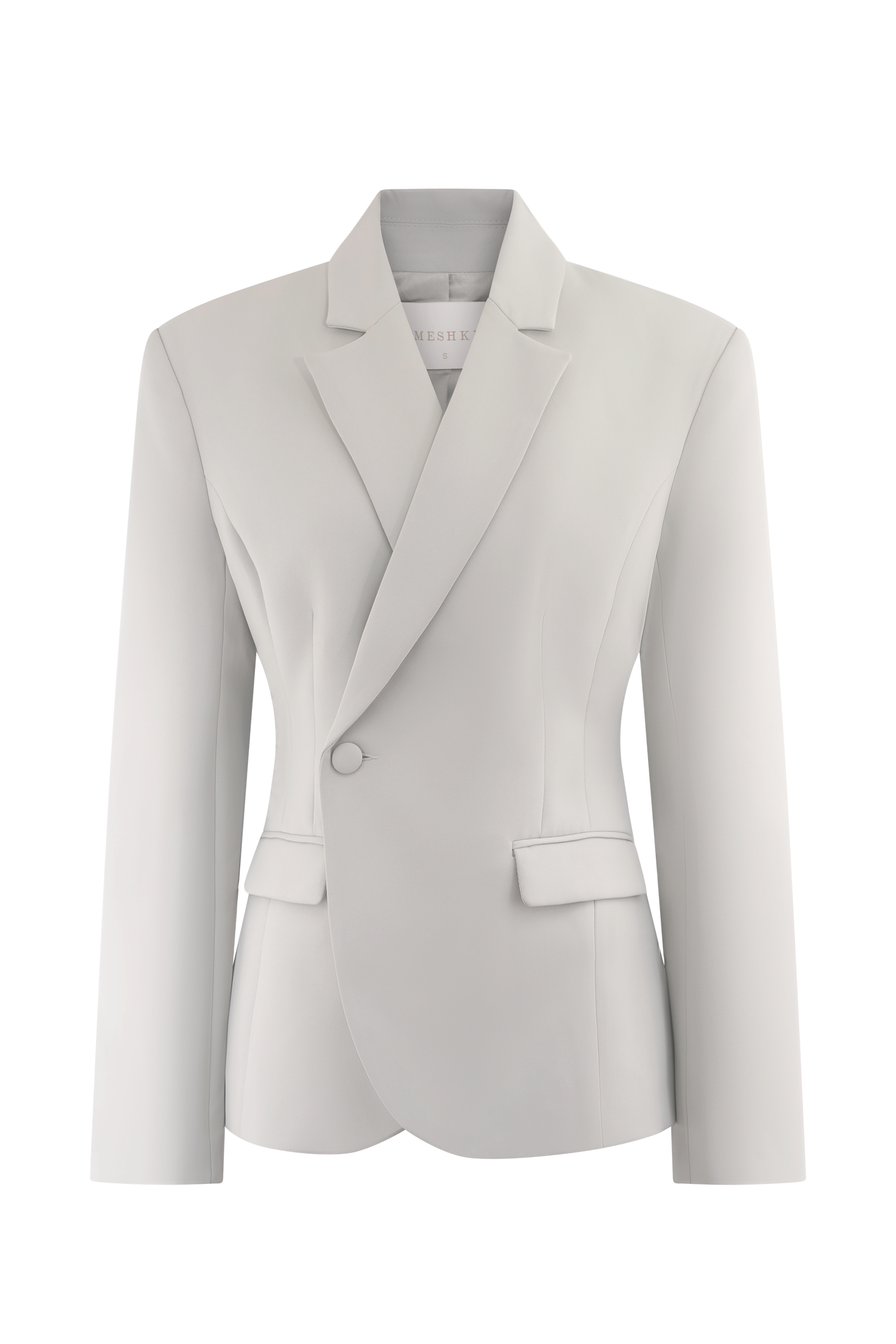 Jameson Cinched Suiting Blazer - Light Sage - Image 10