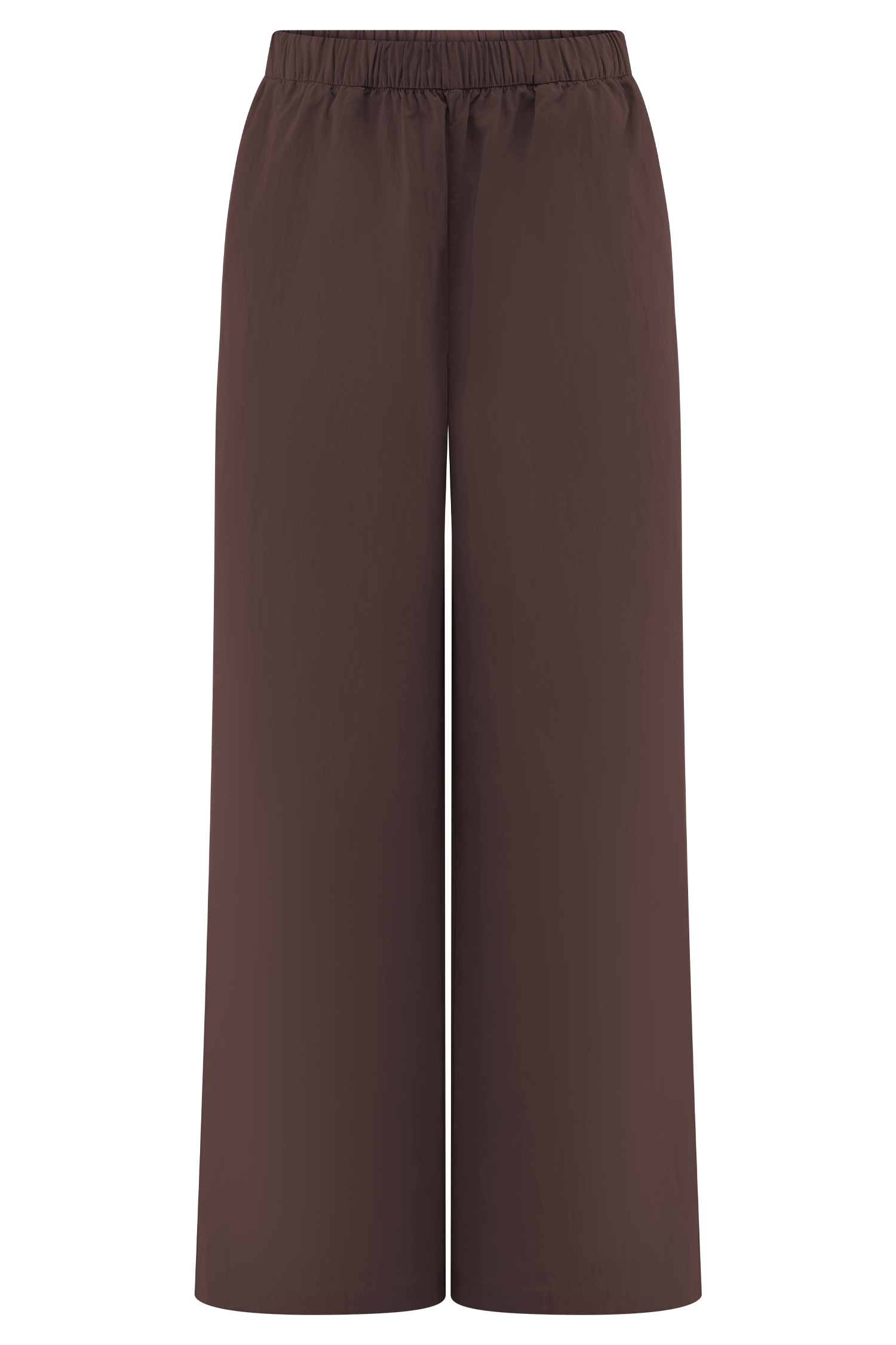 Janayia Cotton Wide Leg Pants - Dark Espresso - Image 9
