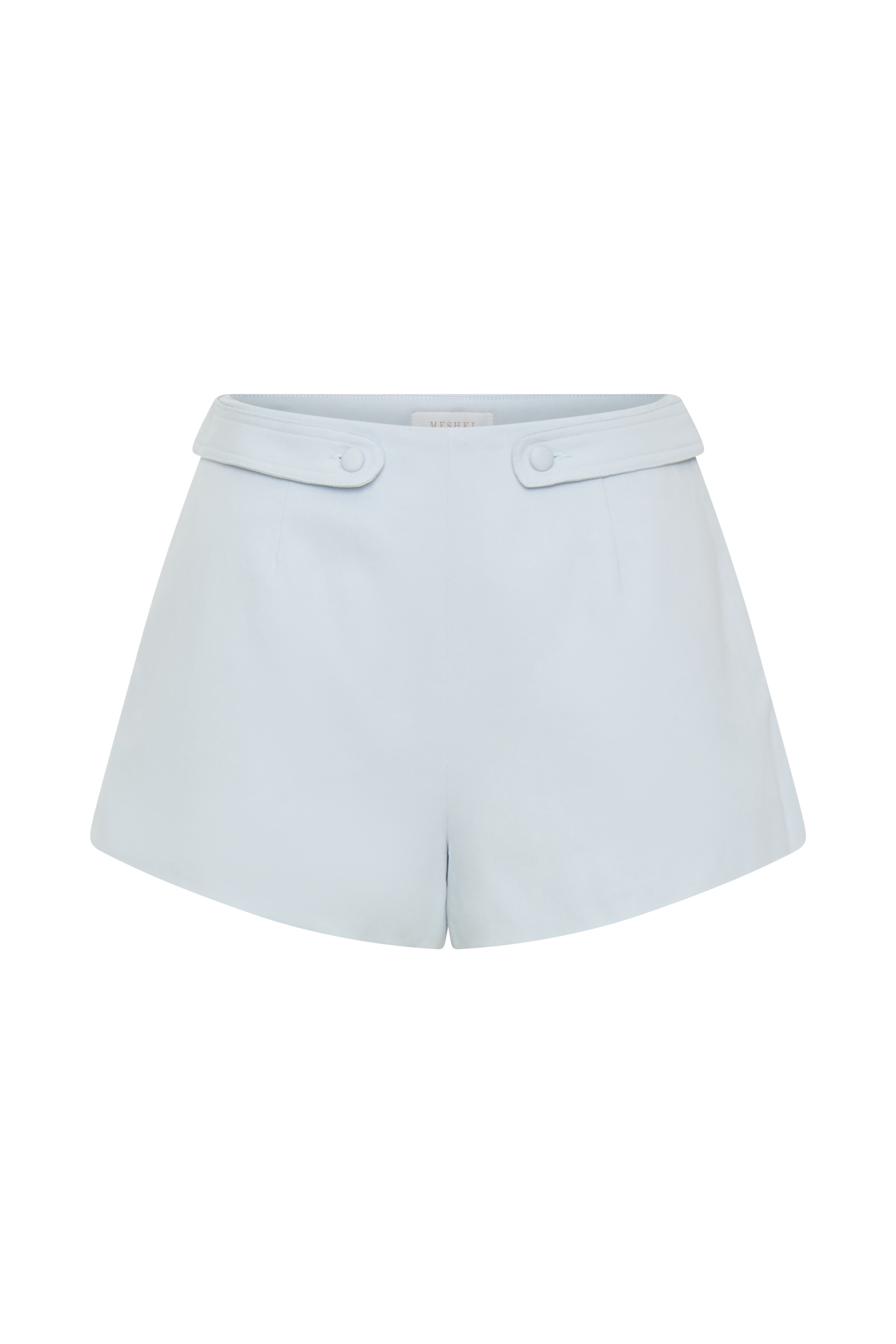 Josephine Cotton Shorts With Waistbands - Ice Blue - Image 9