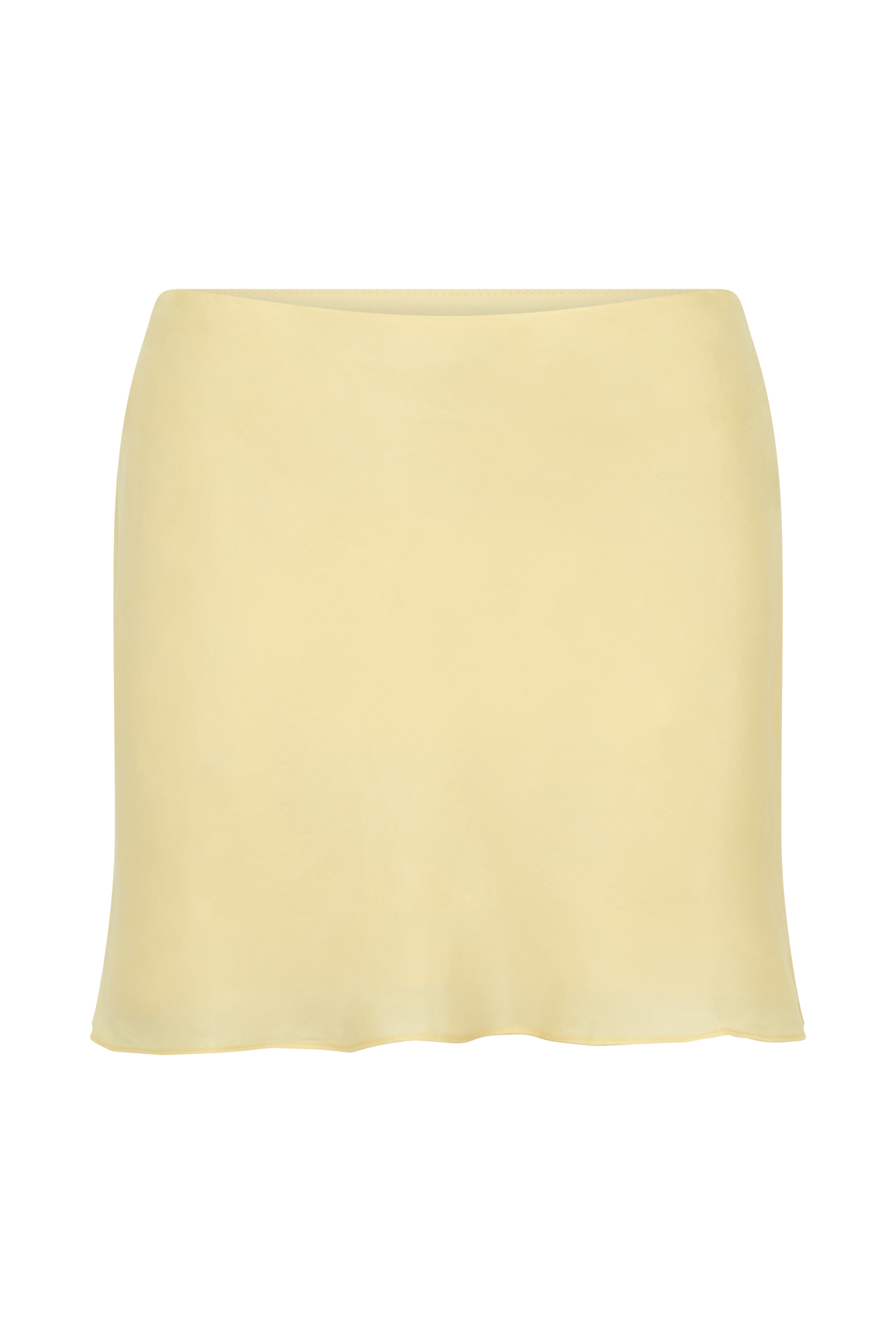 Juliana Cupro Mini Skirt - Butter - Image 9