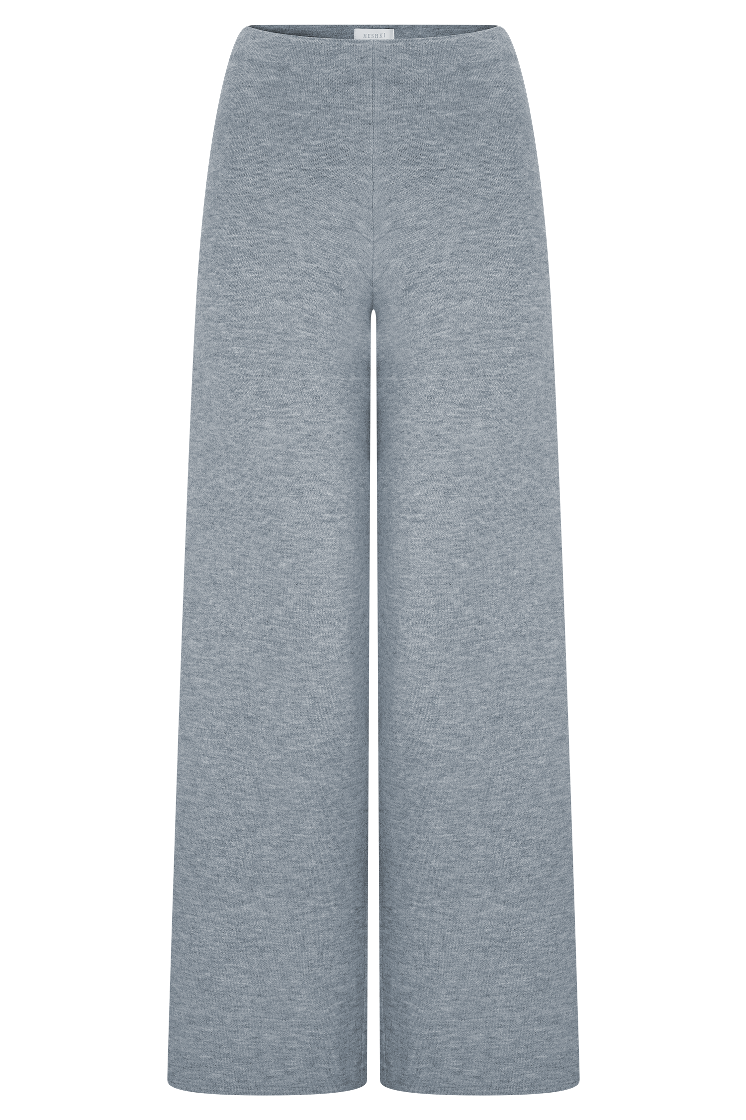 Kerrymae Straight Leg Knit Pants - Grey Marle - Image 10