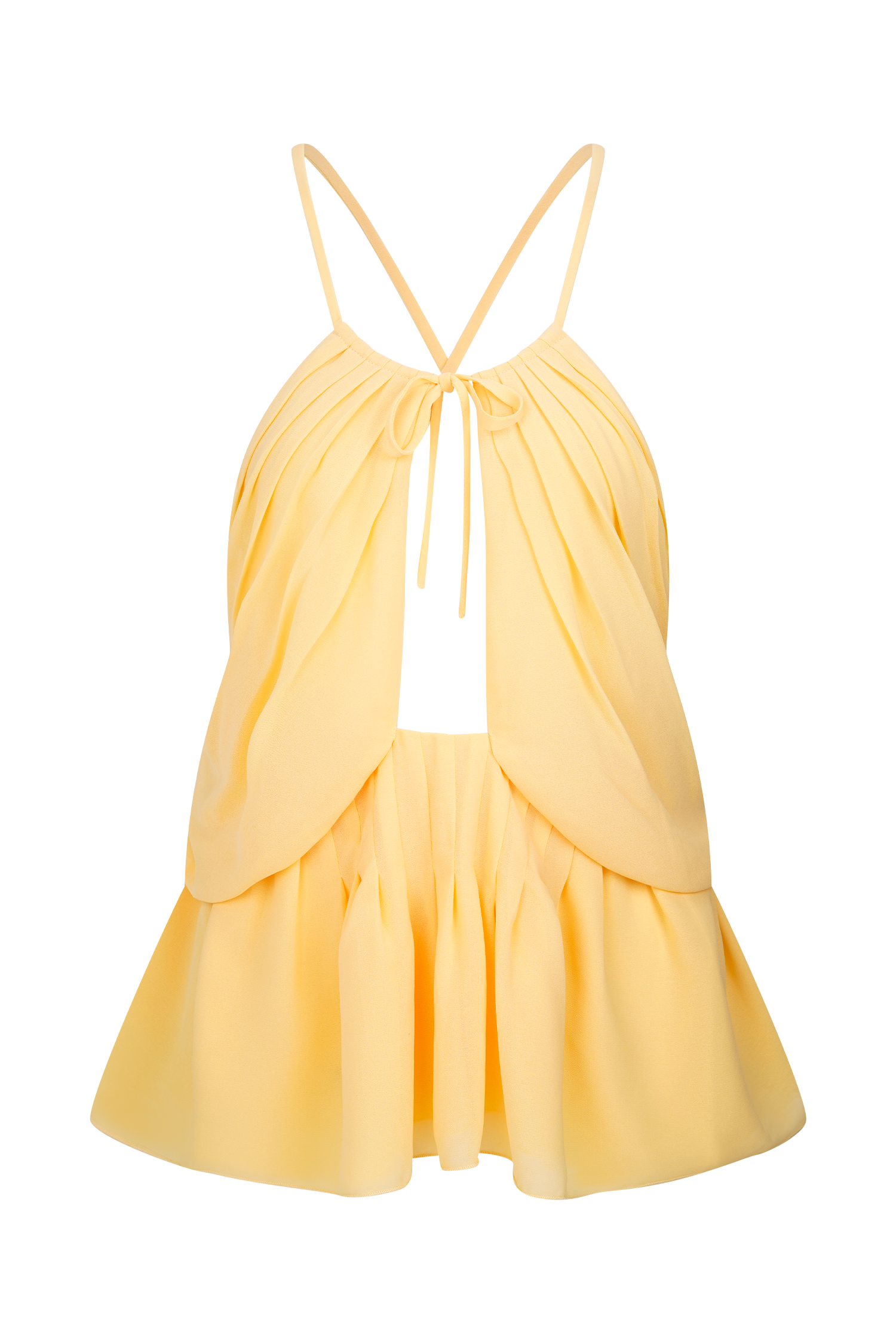 Korra Chiffon Halter Top - Butterscotch - Image 9