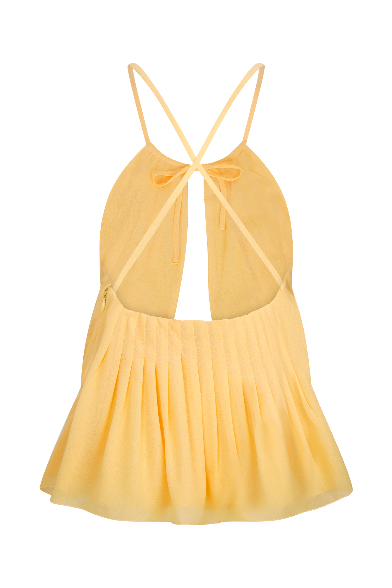 Korra Chiffon Halter Top - Butterscotch - Image 8