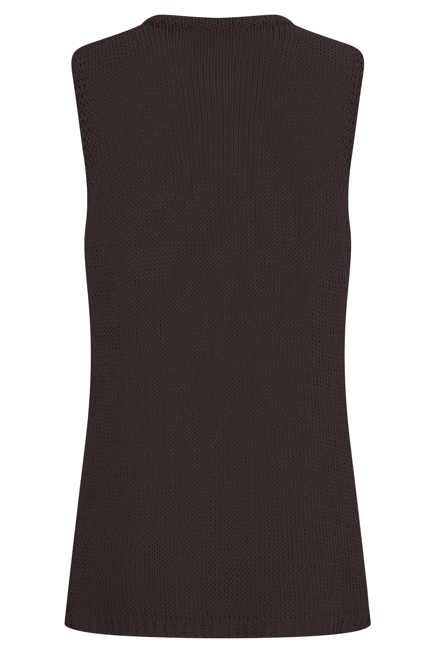 Malani Knit Top With Hardware - Chocolate - Image 6