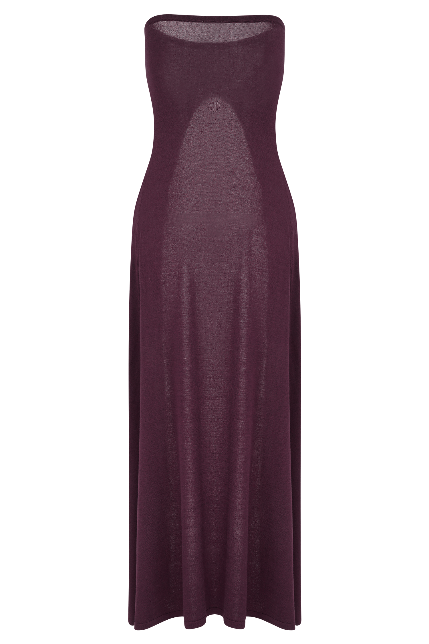 Marimae Long Knit Top - Plum - Image 6