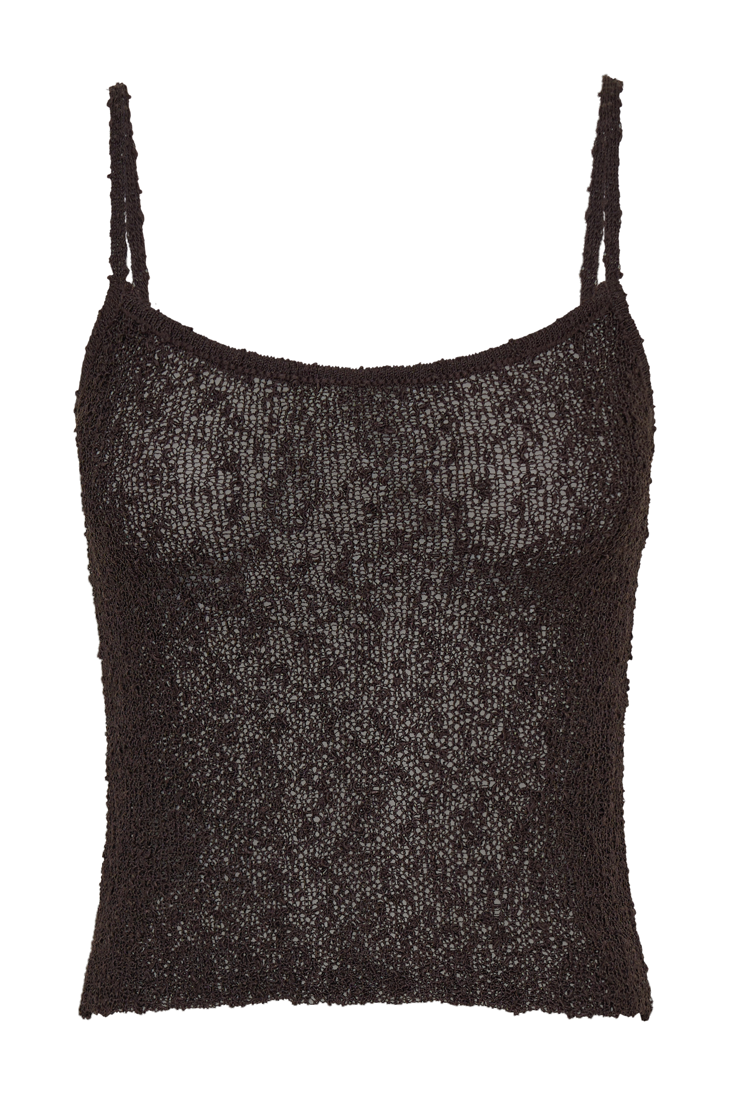 Mattais Boucle Knit Top - Dark Chocolate - Image 11