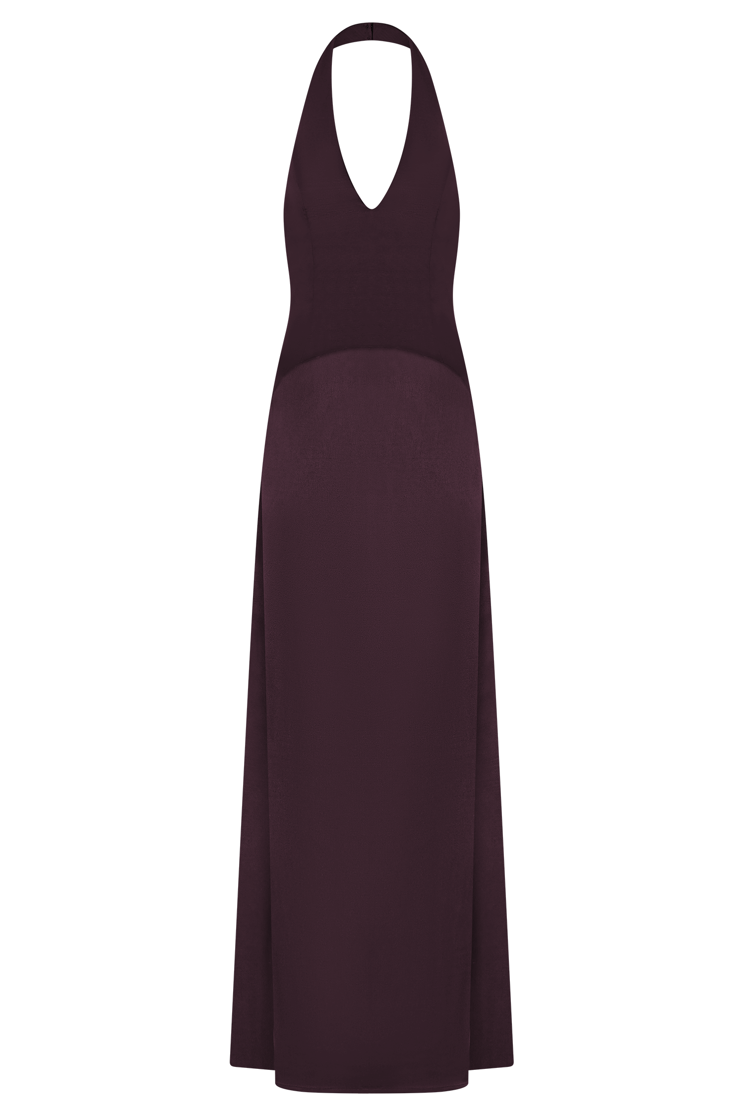 Maura Taffeta And Satin Maxi Dress - Wine - Image 8