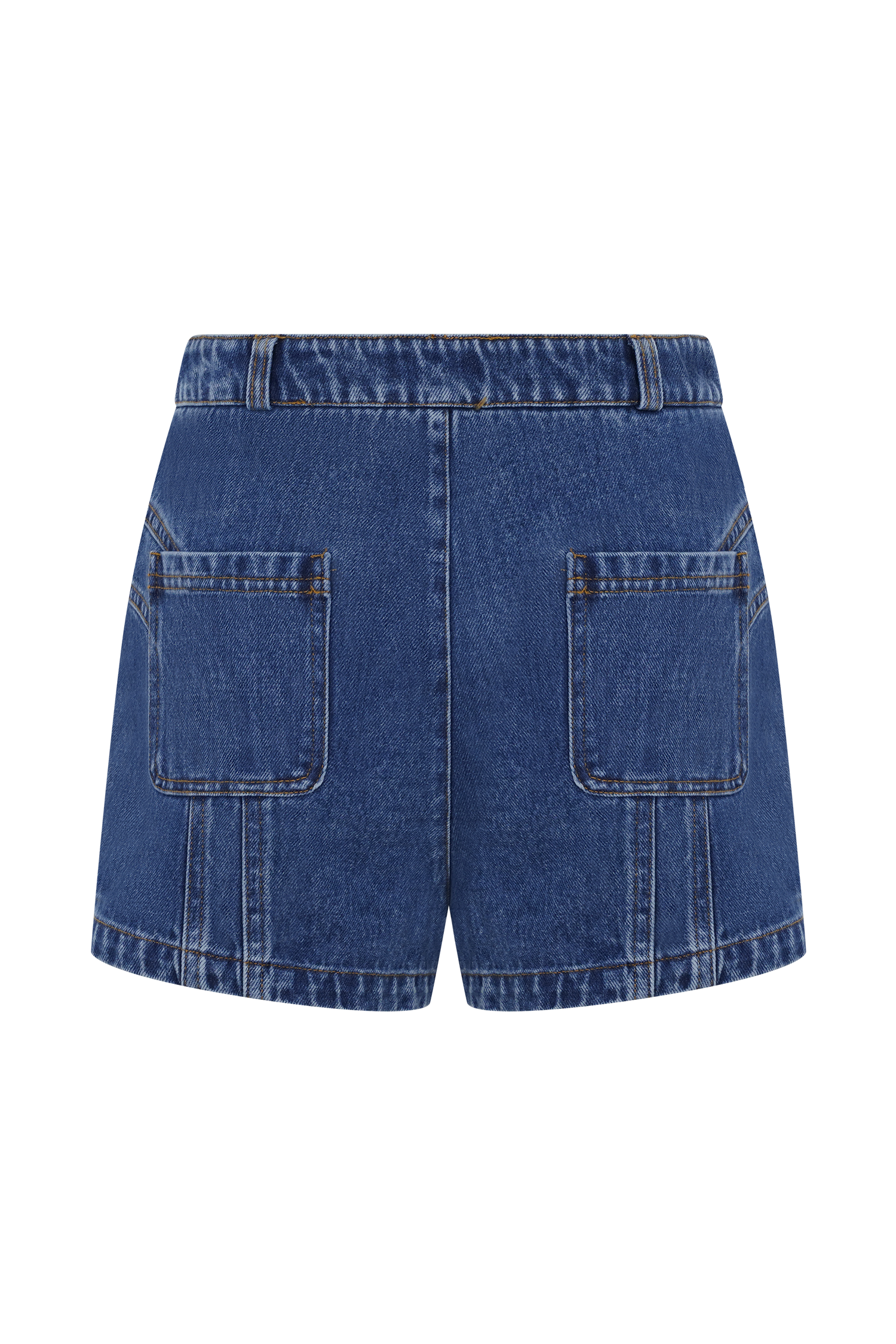 Meadow Denim Shorts - Dark Blue - Image 8
