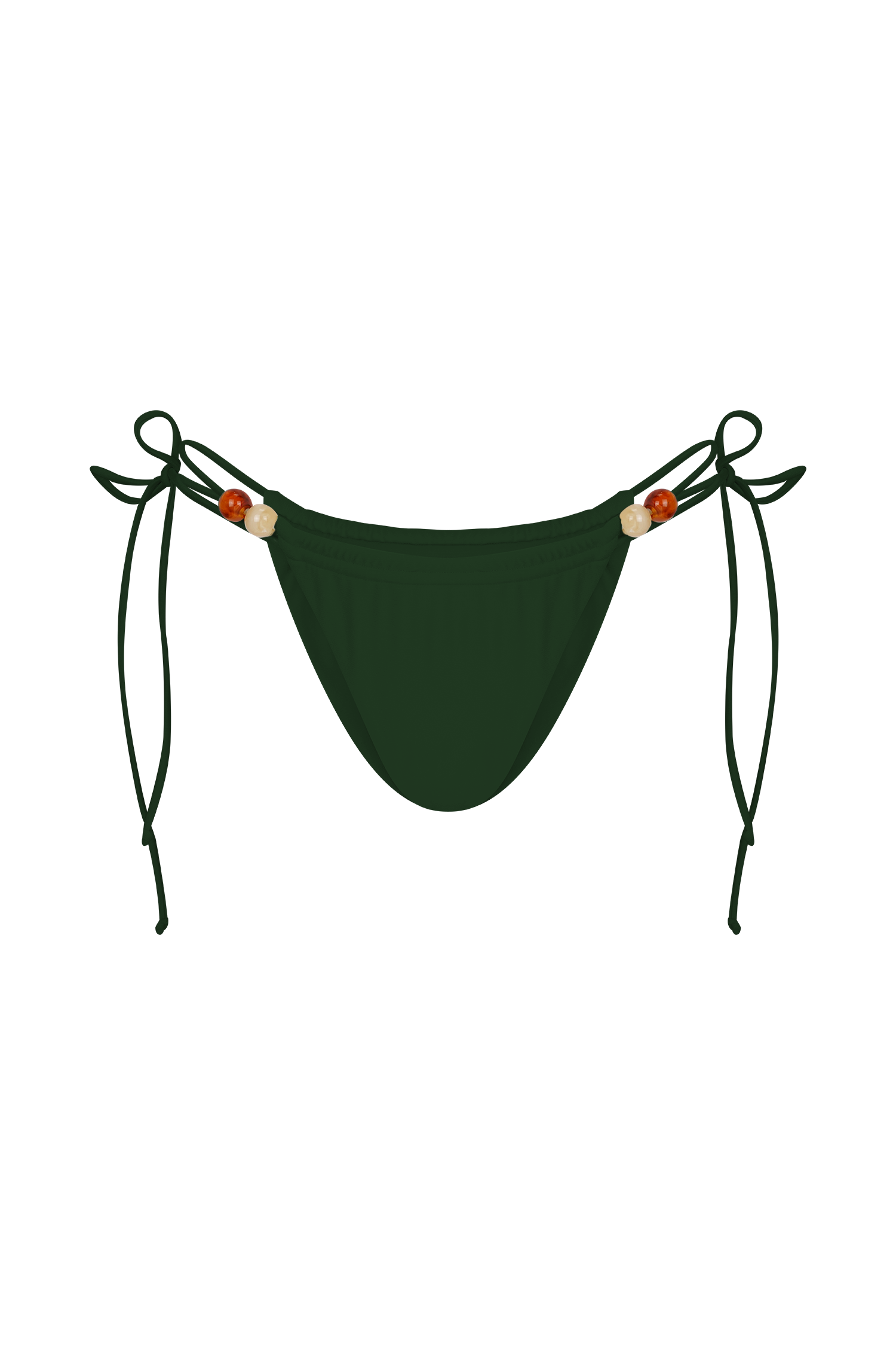 Memphis Beaded Bikini Bottom - Green - Image 8