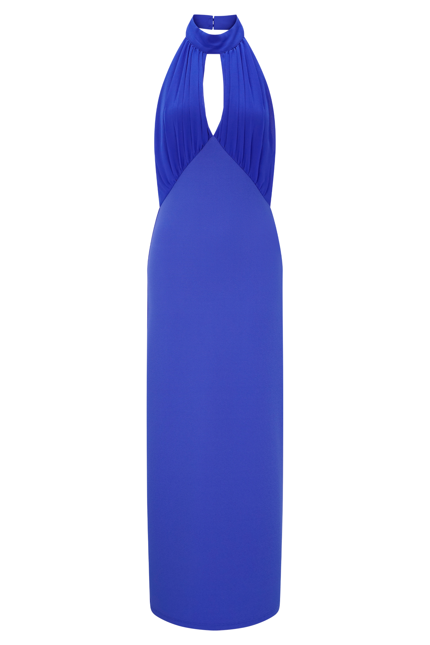 Mierah Halter Midi Dress - Cobalt Blue - Image 7