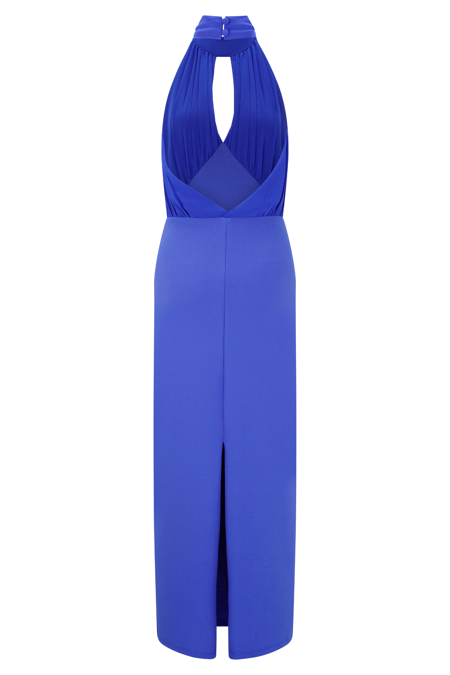 Mierah Halter Midi Dress - Cobalt Blue - Image 6