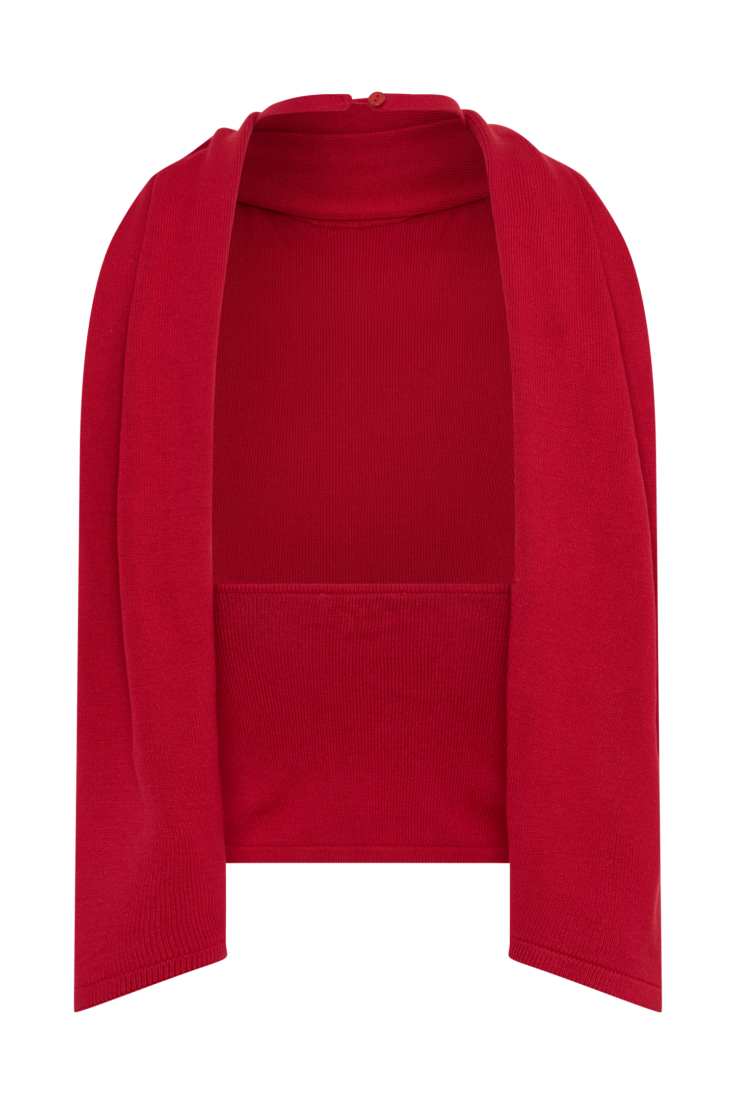 Misty Halter Backless Knit Top - Red - Image 10